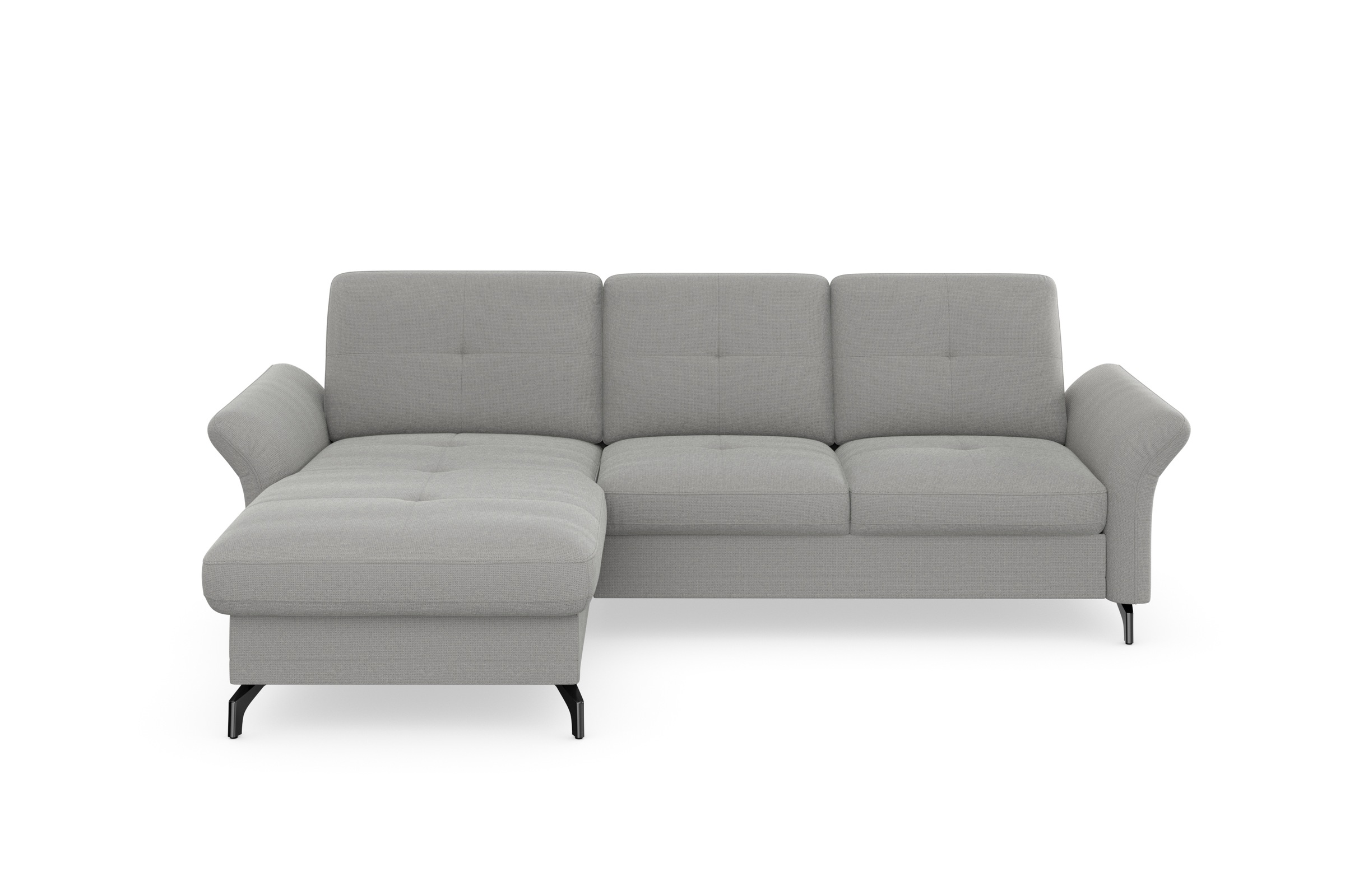 Places of Style Ecksofa »Calando L-Form«, wahlweise mit Bettfunktion, Bettkasten und Armteilfunktion