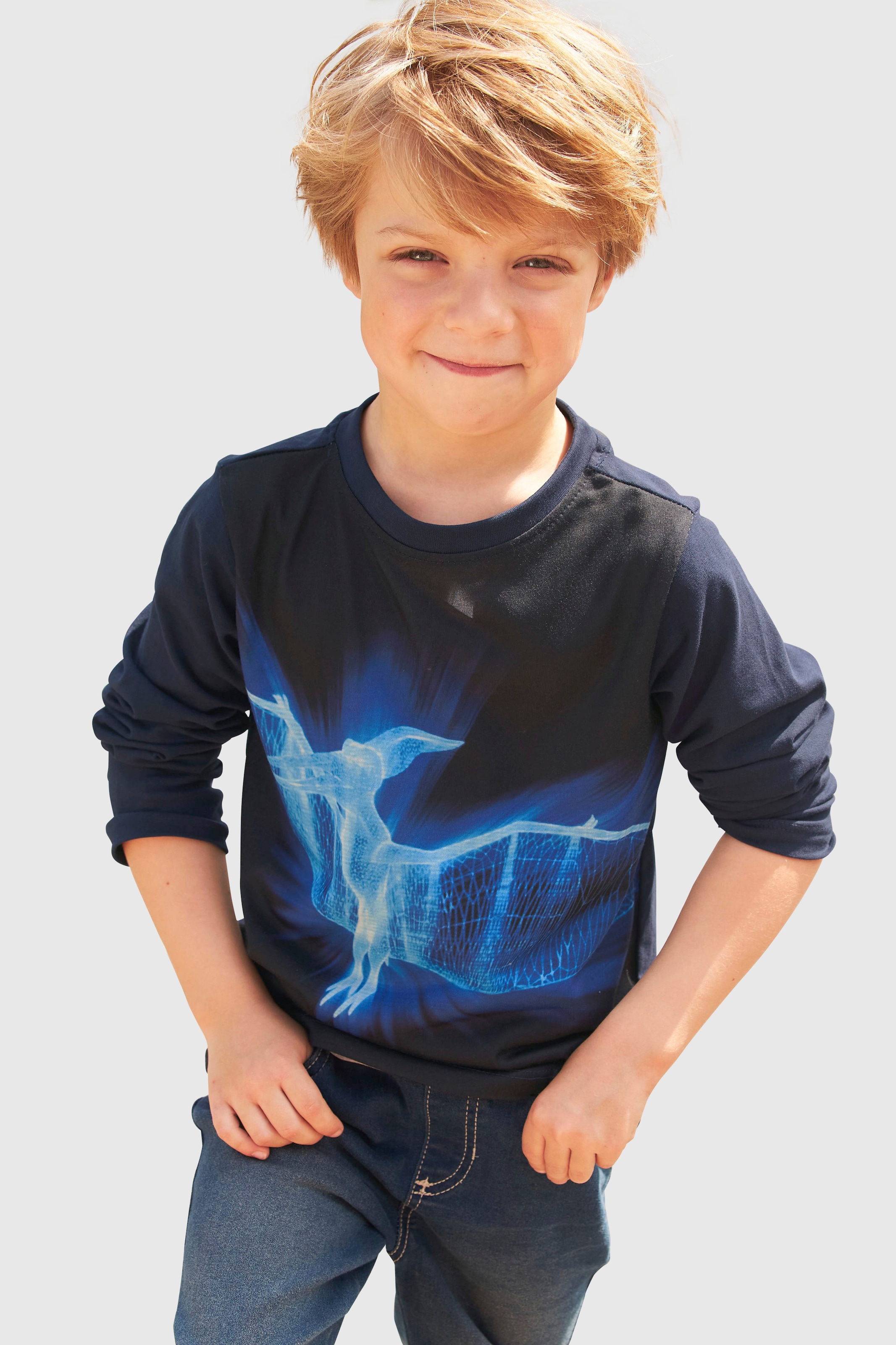 Langarmshirt KIDSWORLD online DINO« »FLYING BAUR | bestellen