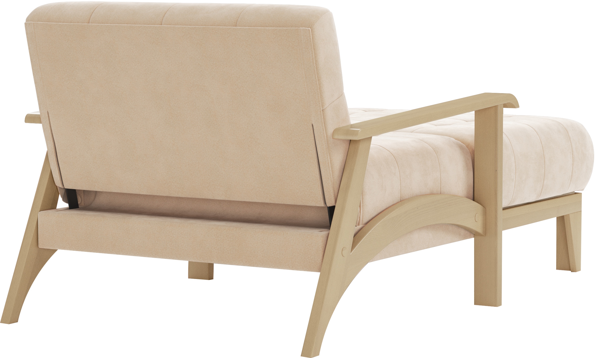 sit&more Recamiere »Billund«, Armlehnen aus Buchenholz in natur, verschiedene Bezüge und Farben