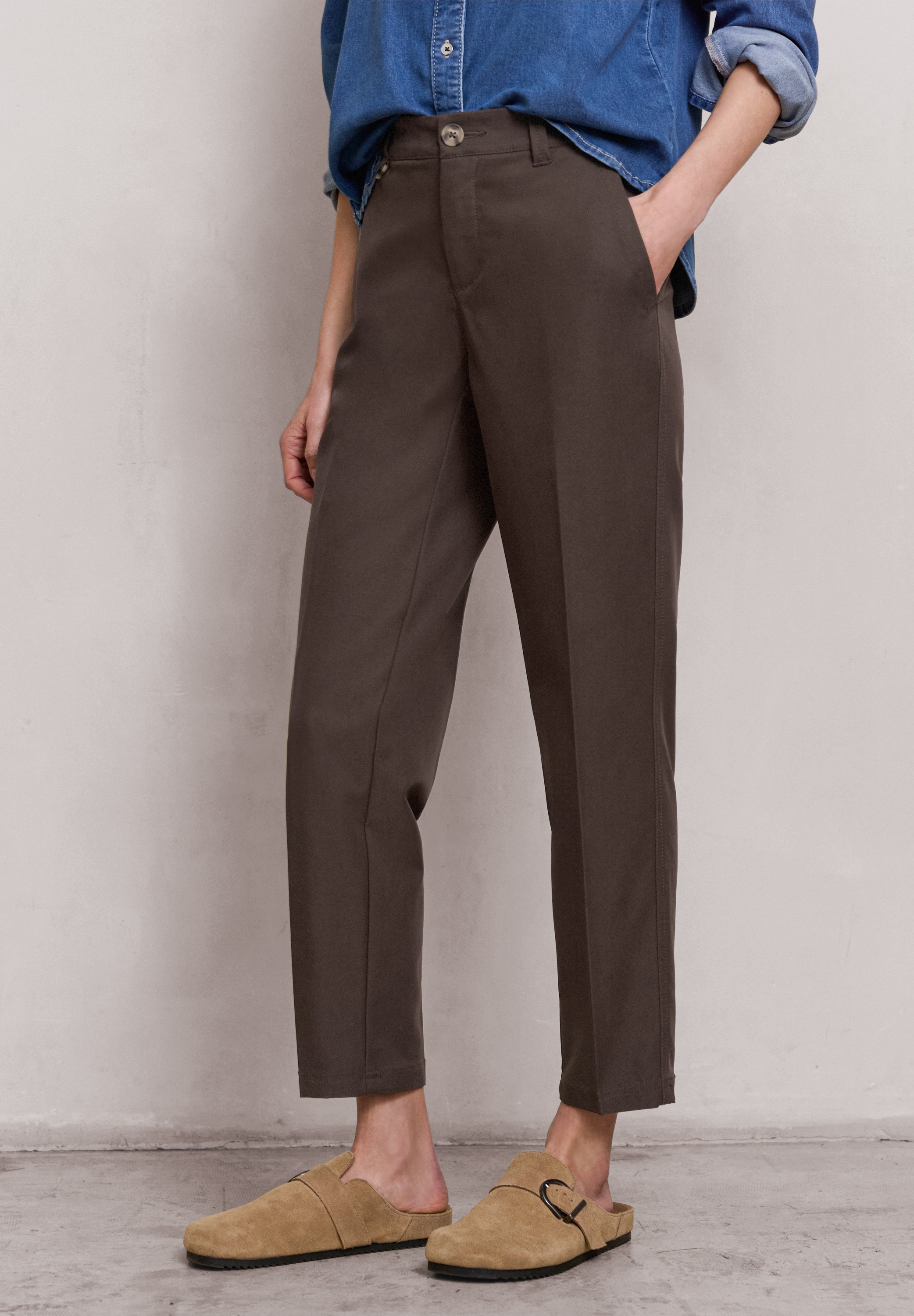 STREET ONE STUDIO Chinohose Middle Waist günstig online kaufen