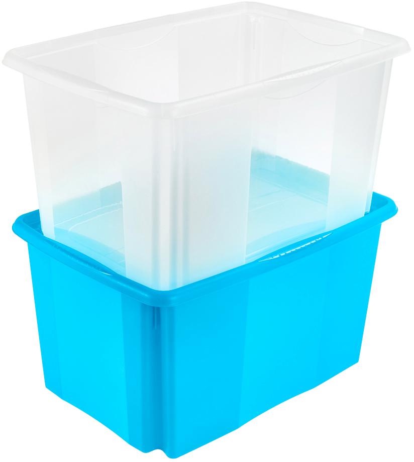 Thumbnail - keeeper Aufbewahrungsbox "emil" 45 L, mit Deckel, hochwertiger Kunststoff