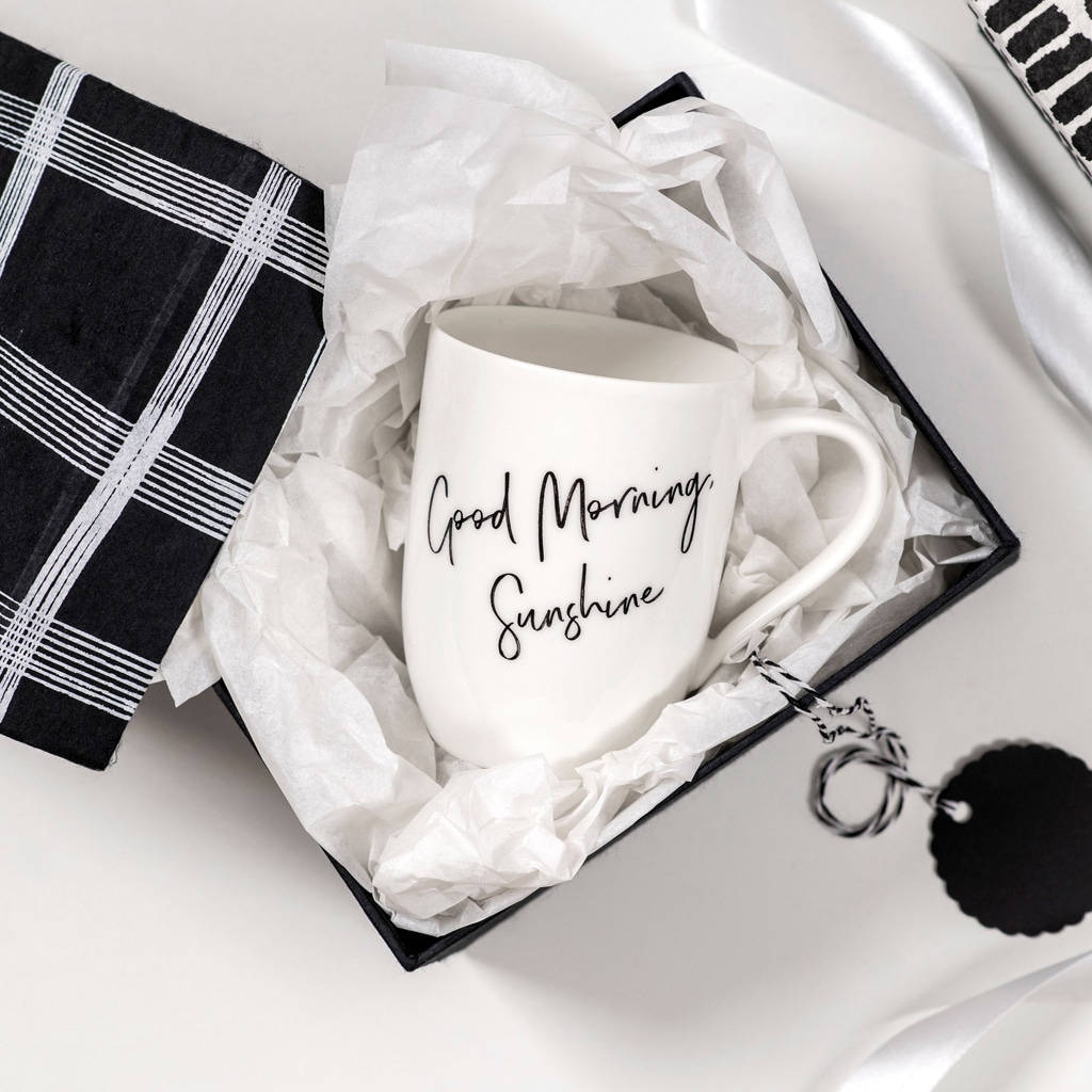Villeroy & Boch Becher »Becher mit Henkel 'Good Morning, Sunshine' Statement 290 ml 6er Set weiß«