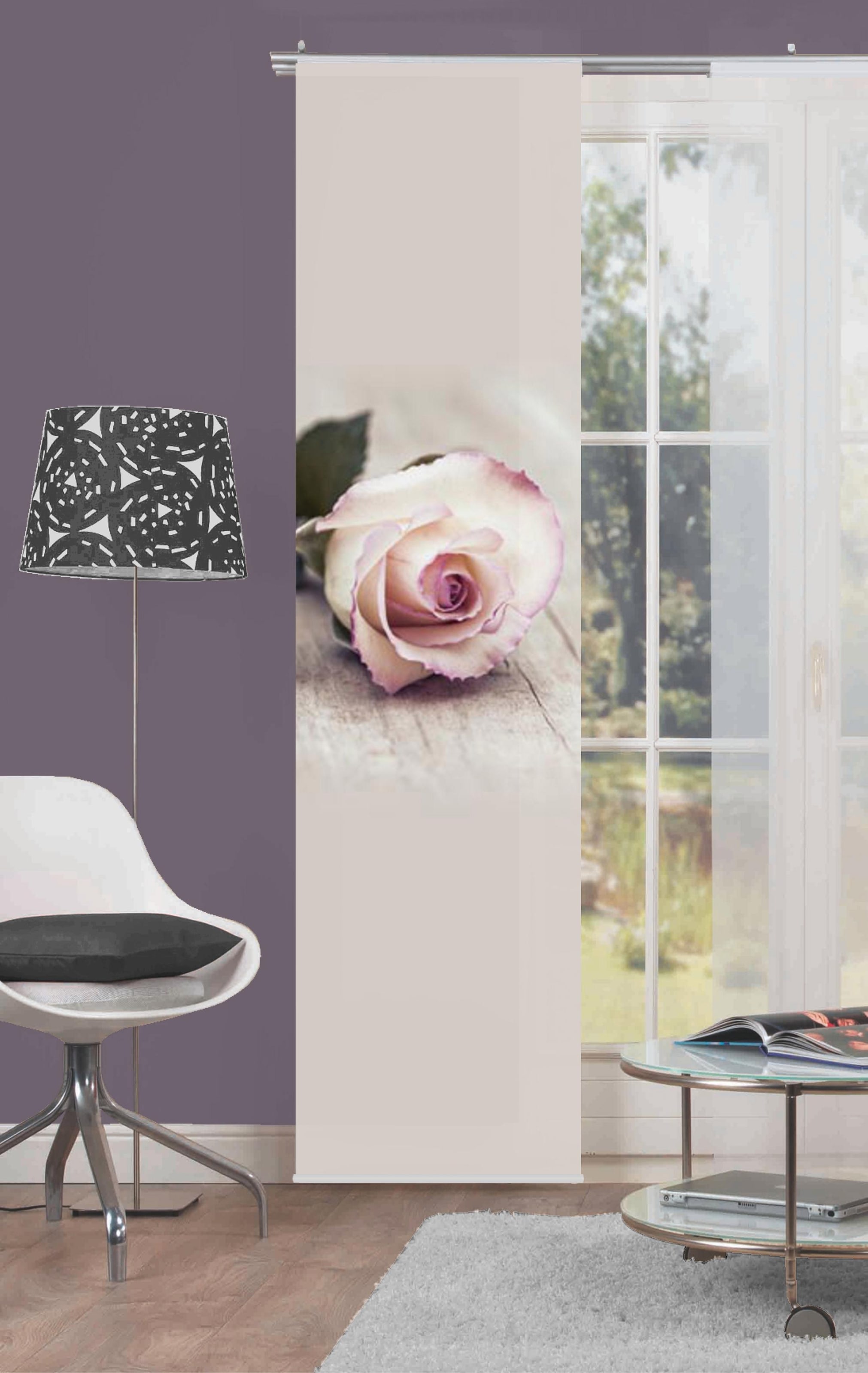 HOME WOHNIDEEN Schiebegardine »ROSY« (1 St.) HxB: 245...
