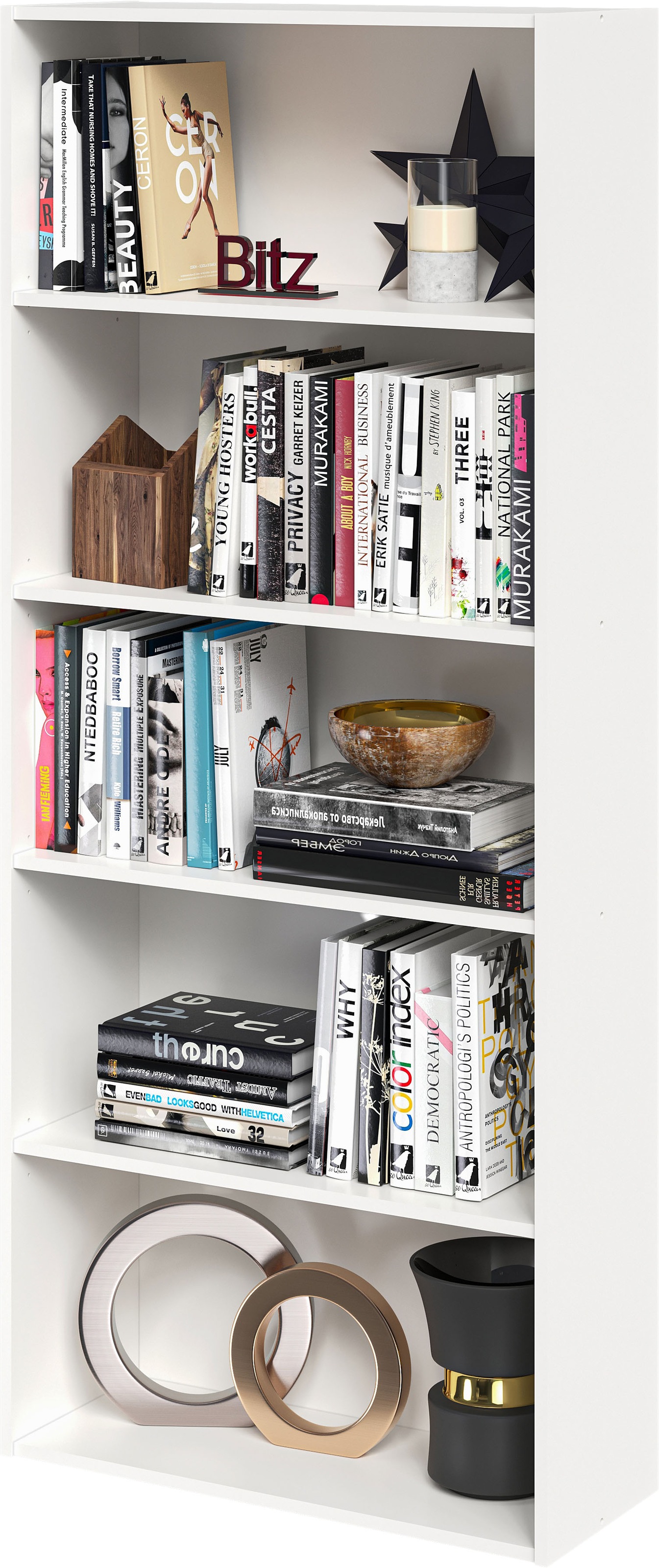 FMD Bücherregal "Bitz" offene Fächer, variable Einlegeböden, beliebig erwei günstig online kaufen