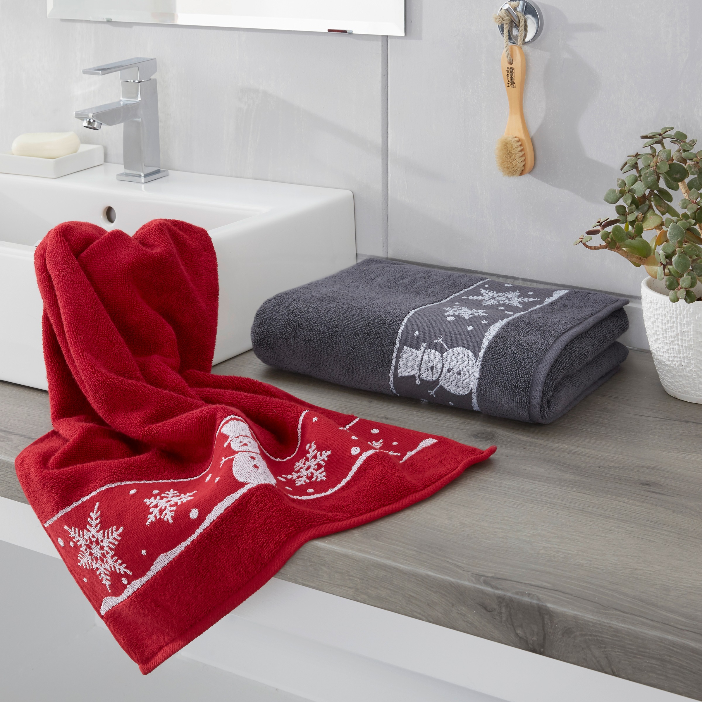 Dyckhoff Handtuch "Schneemann" Made in Germany günstig online kaufen