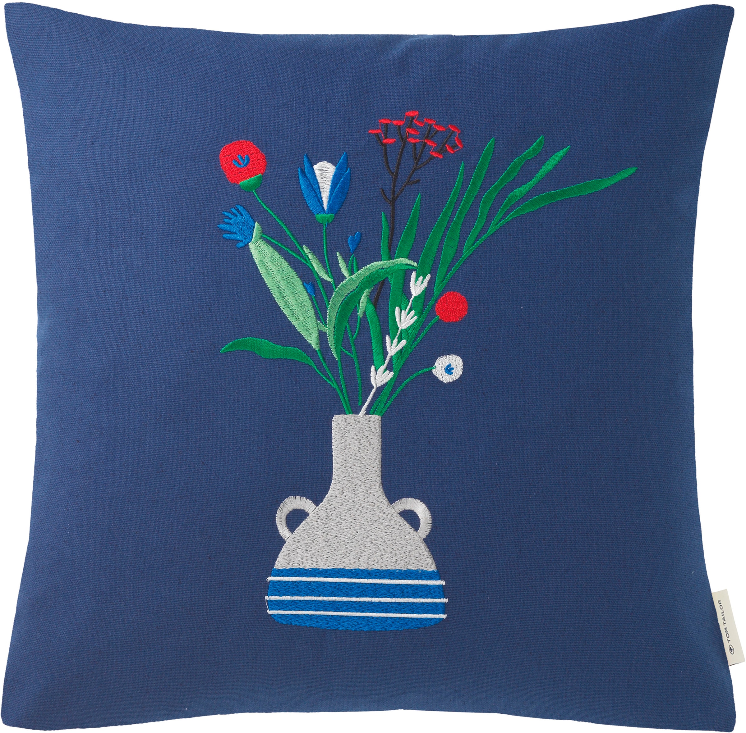 TOM TAILOR HOME Kissenbezüge "Vase" mit aufwendiger Stickerei günstig online kaufen