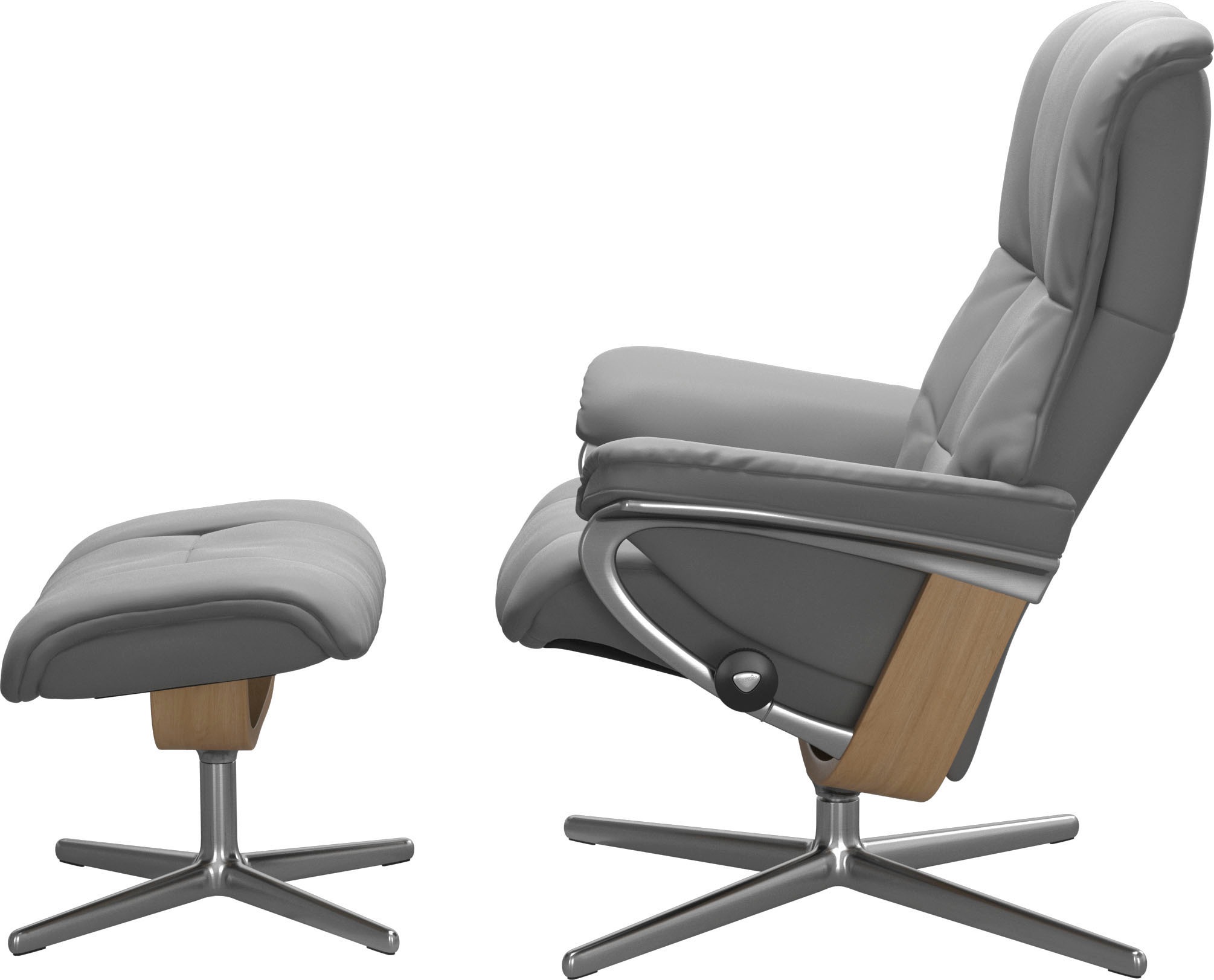 Stressless® Relaxsessel »Mayfair«, mit Cross Base, Größe S, M & L, Holzakzent Eiche