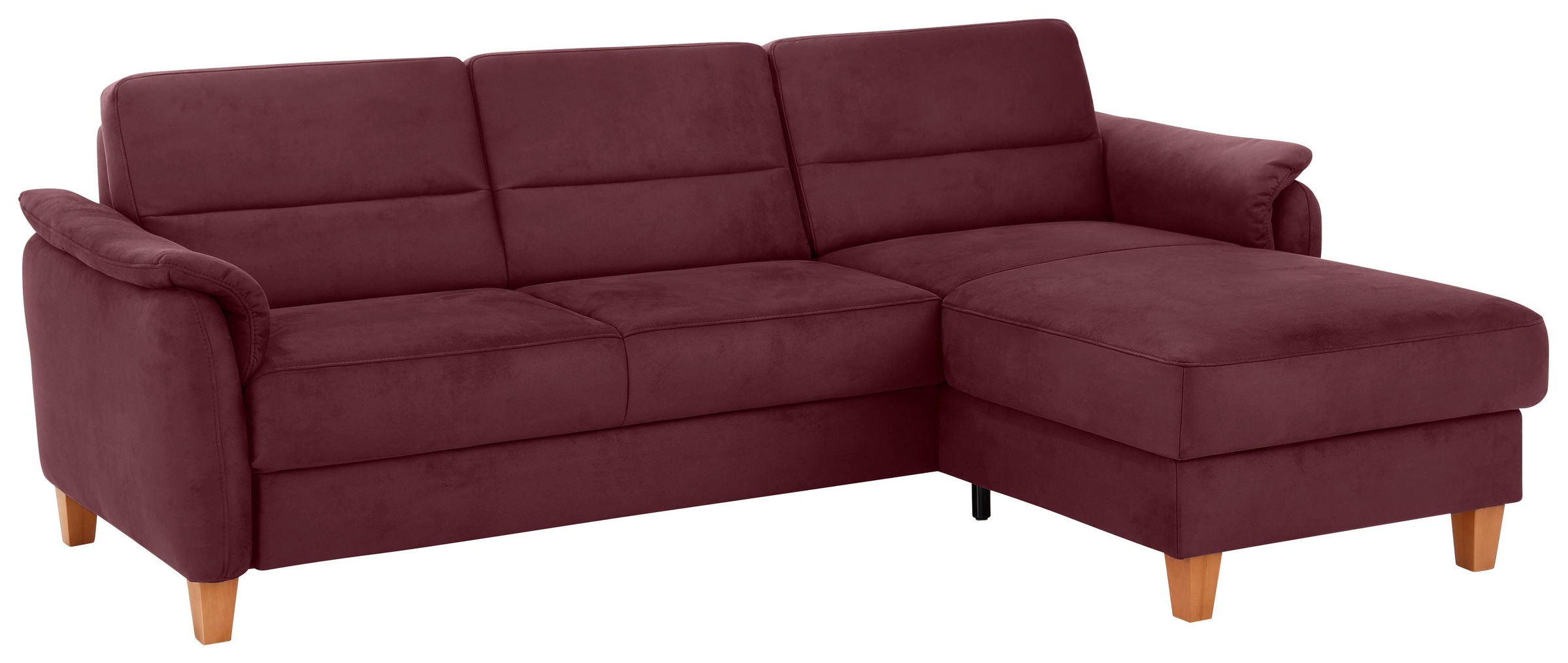Home affaire Ecksofa "Palmera L-Form, B: 244 cm" optional Bettfunktion & Be günstig online kaufen