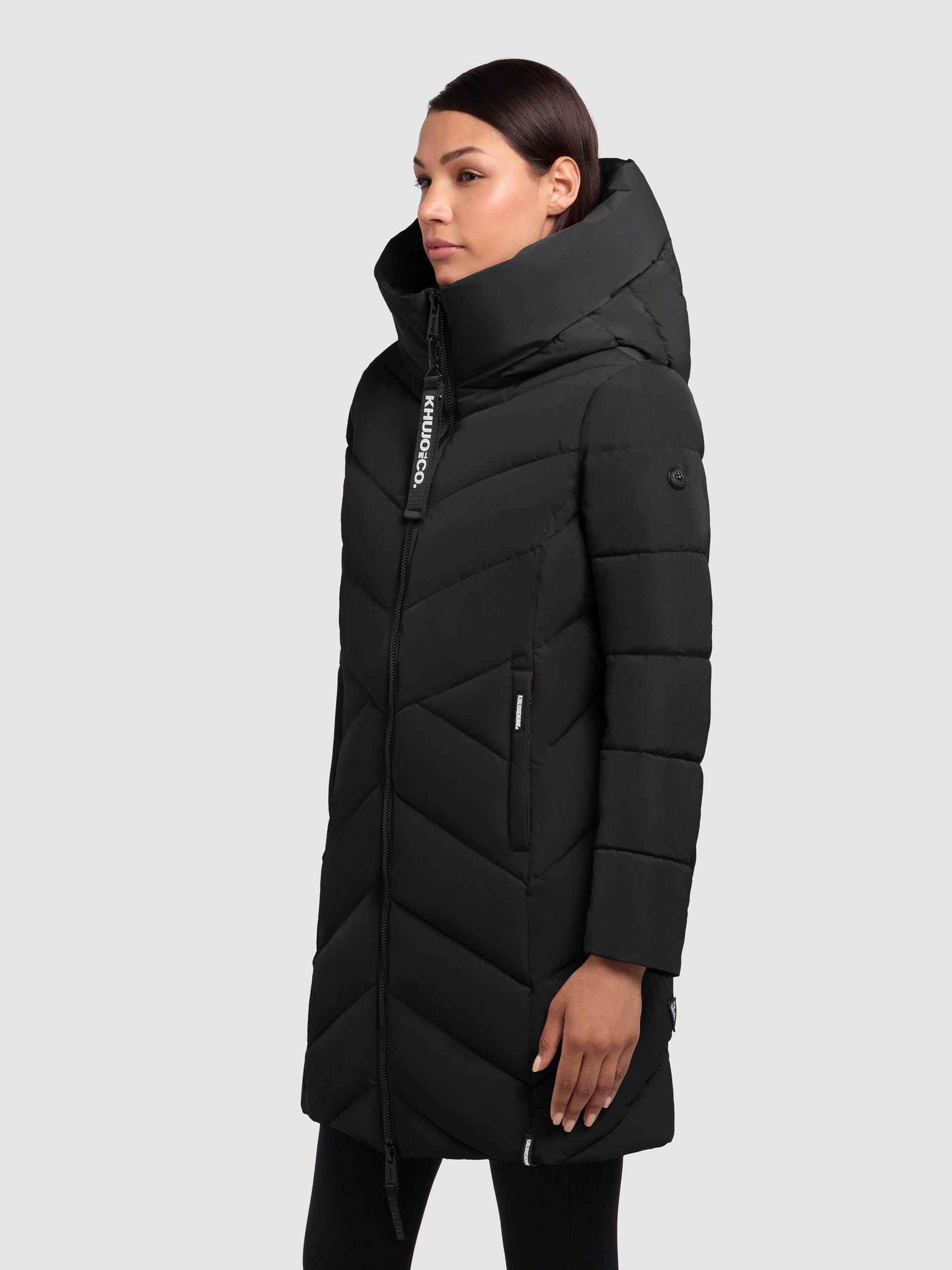 khujo Wintermantel "Darka2-YM" Winter Steppmantel mit Schlüsselanhänger günstig online kaufen