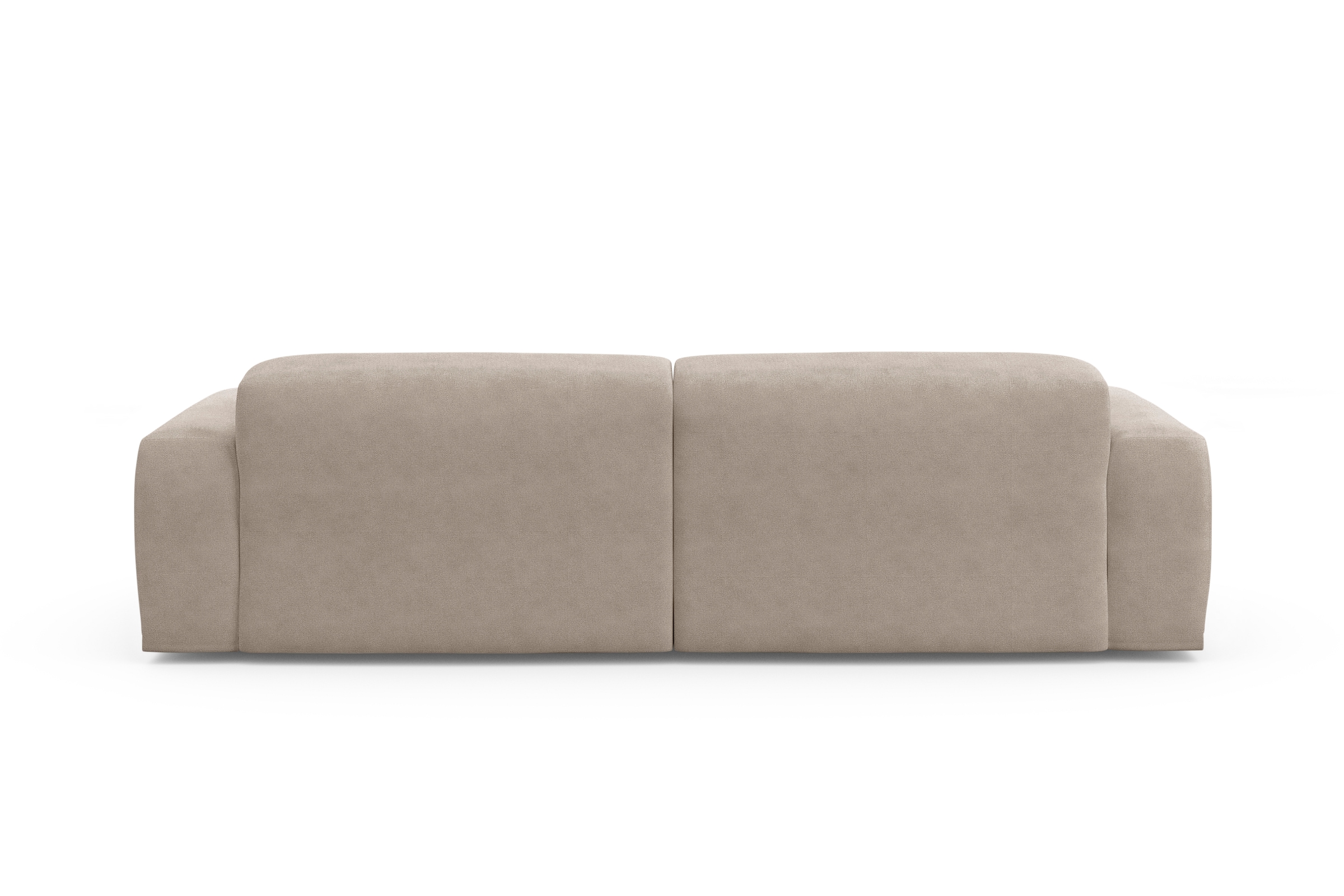 TRENDMANUFAKTUR Ecksofa »Braga, mit hochwertigem Kaltschaum, L-Form, in Cord erhältlich«, (2 St.), modernes Sofa, Couch mit hohem Sitzkomfort, 255/72/160 cm (B/H/T)