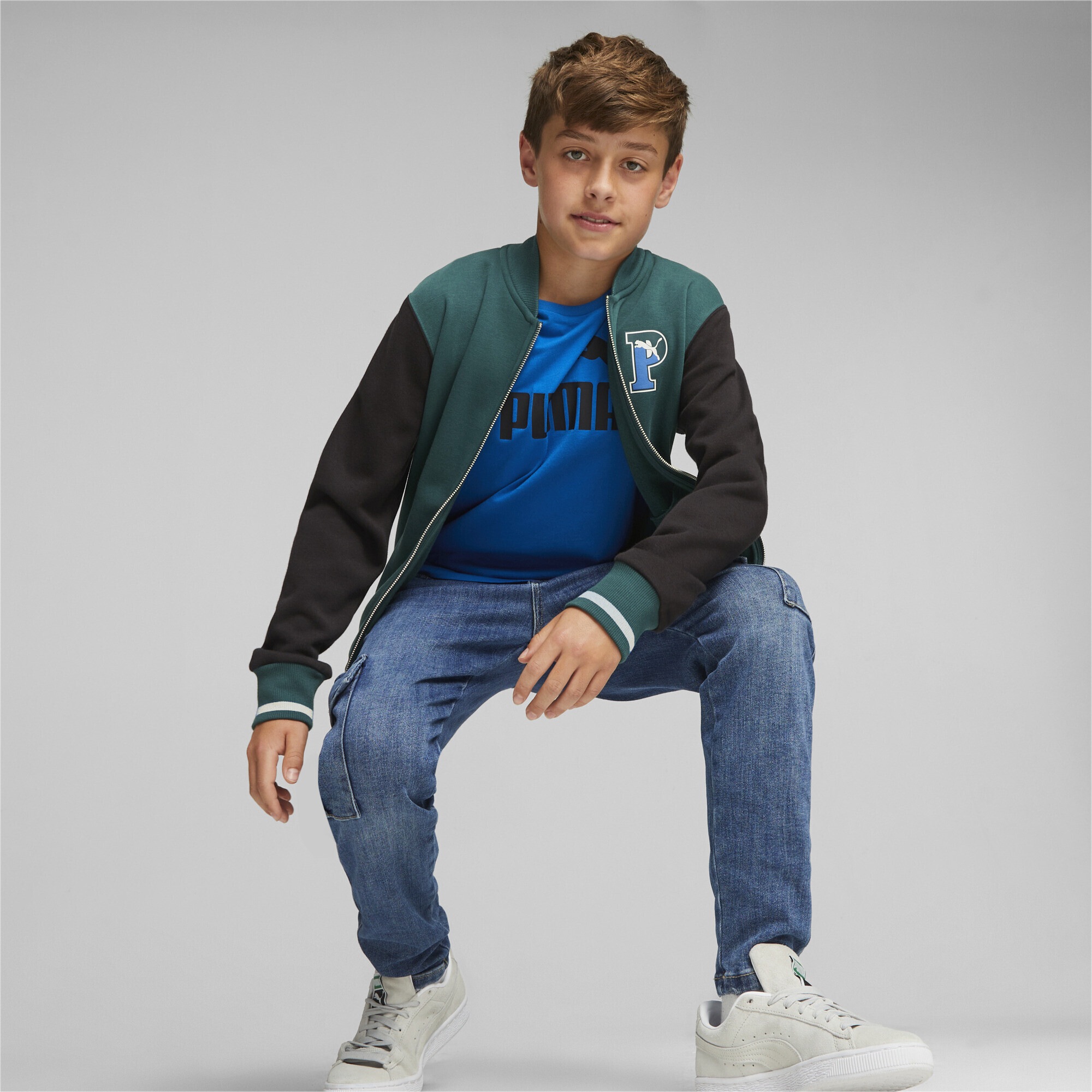 PUMA Sweatshirt »PUMA SQUAD Bomberjacke Jungen«