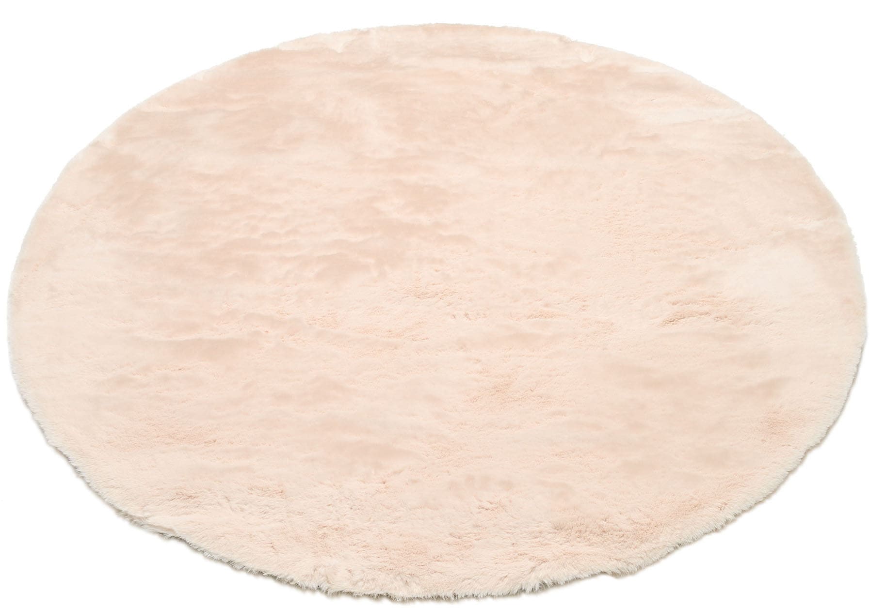 OCI DIE TEPPICHMARKE Hochflor-Teppich "NINI SOFT" rund 35 mm Höhe Fellteppich, Hochflor, weich, alle Räume
