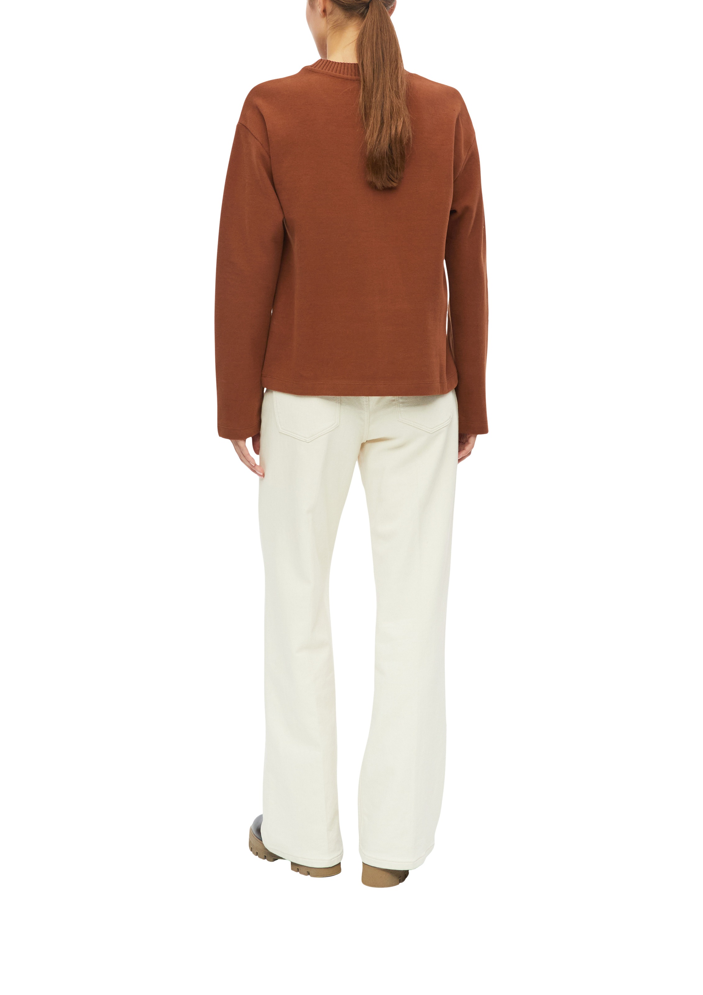 s.Oliver Sweater , Strickpullover mit Naht-Detail
