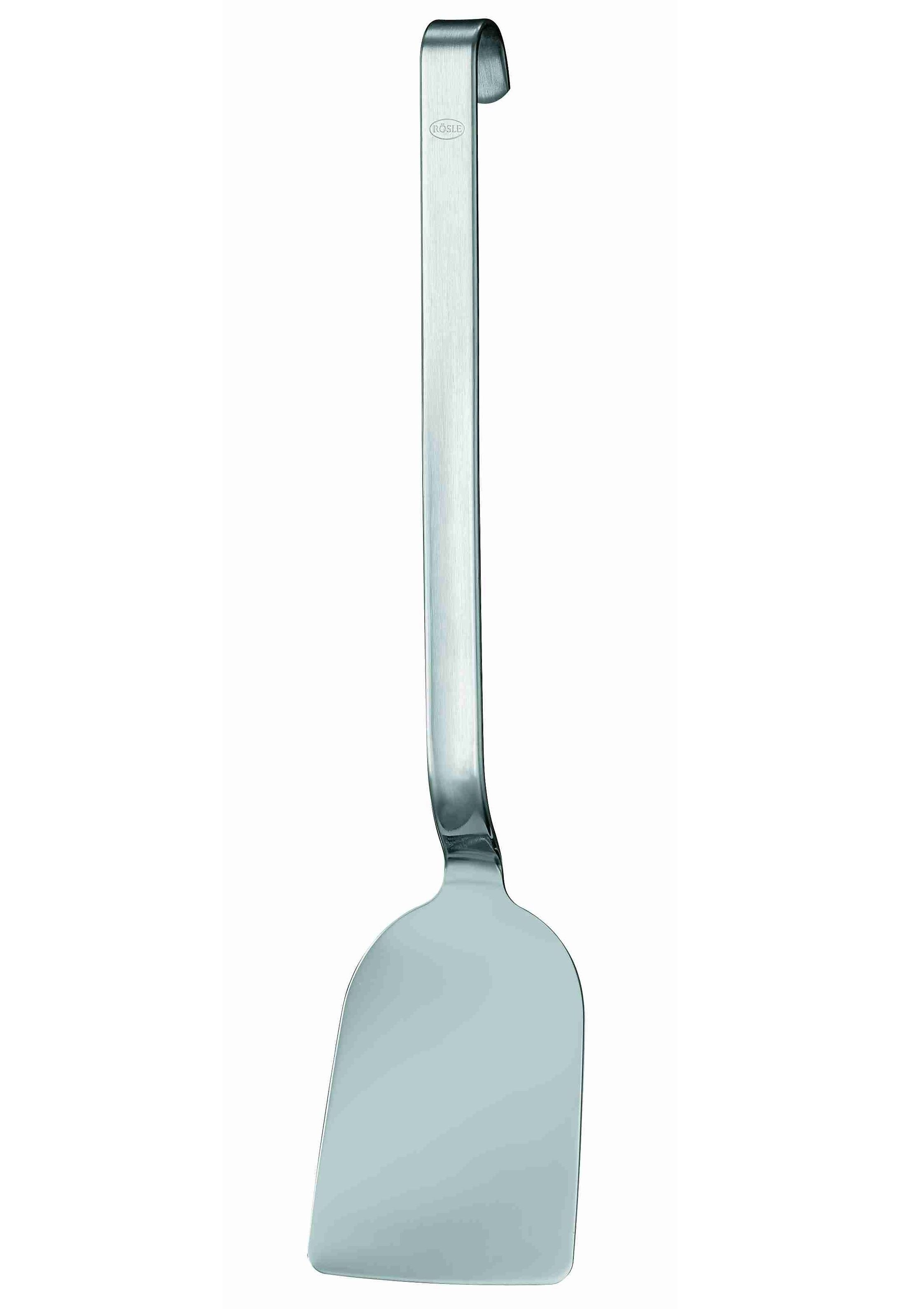 RÖSLE Pfannenschaufel Pfannenwender mit Hakengriff, Edelstahl 18/10, spülma günstig online kaufen