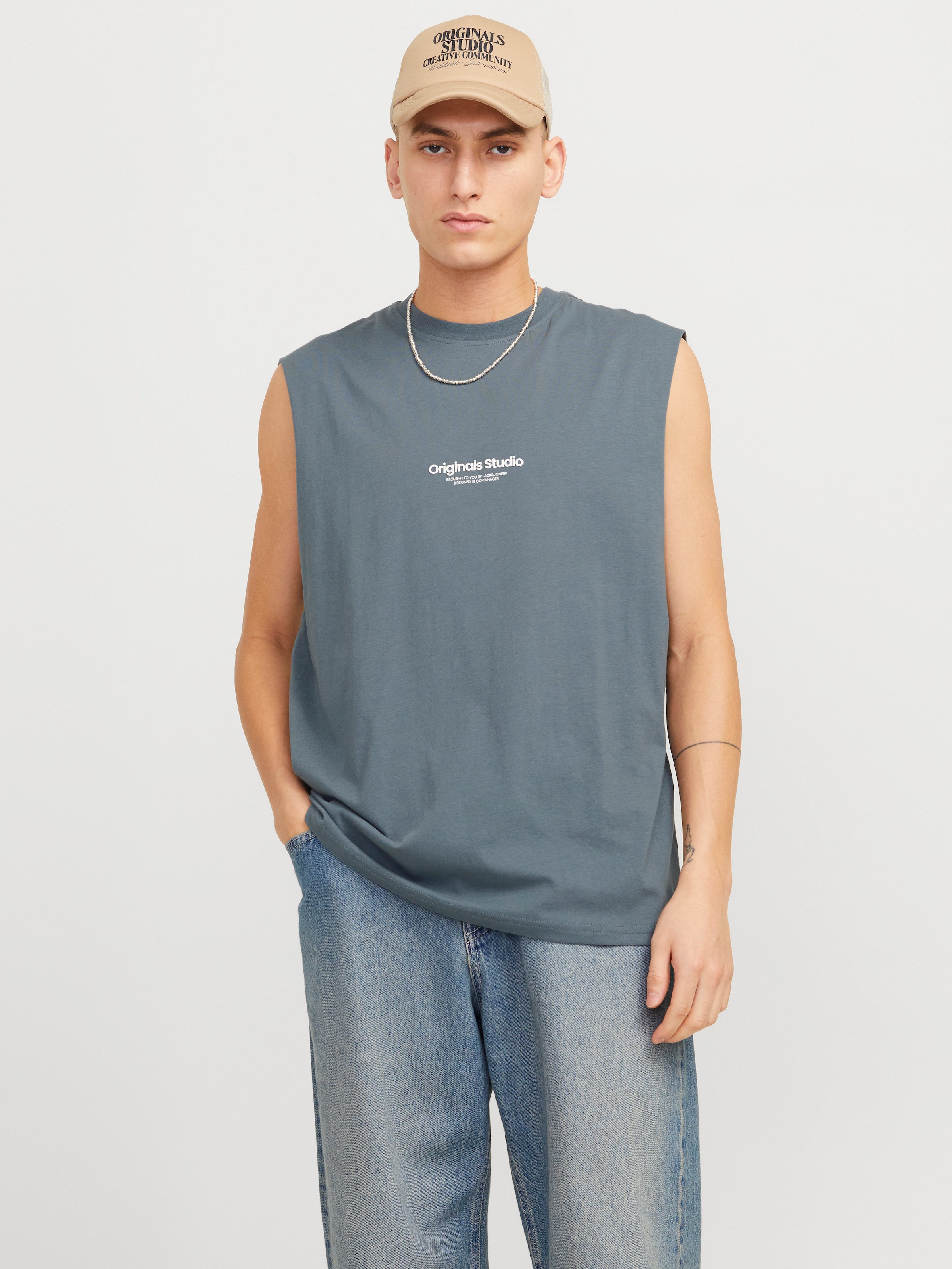 Jack & Jones Kurzarmshirt "JORVESTERBRO SLEEVELESS TEE SN" günstig online kaufen