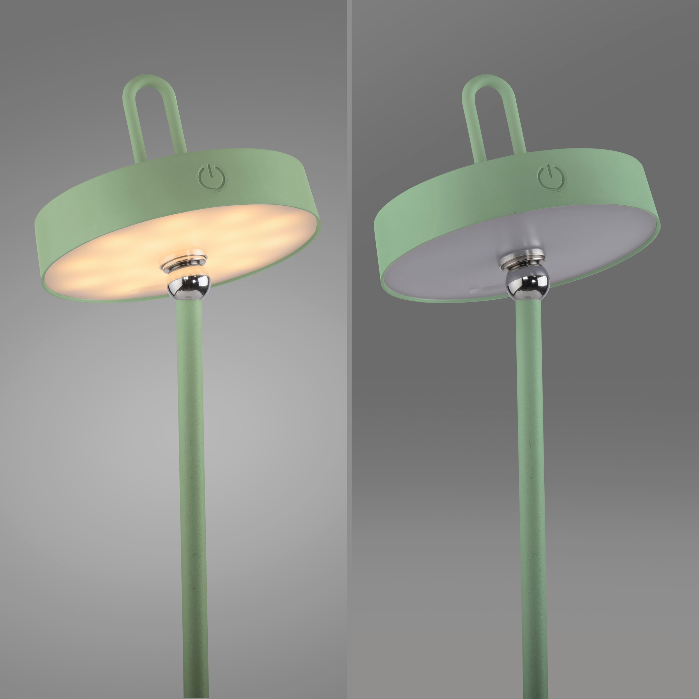 JUST LIGHT Tischleuchte »AMAG« LED-Modul 1 Stk. Warmweiß Akkuleuchte