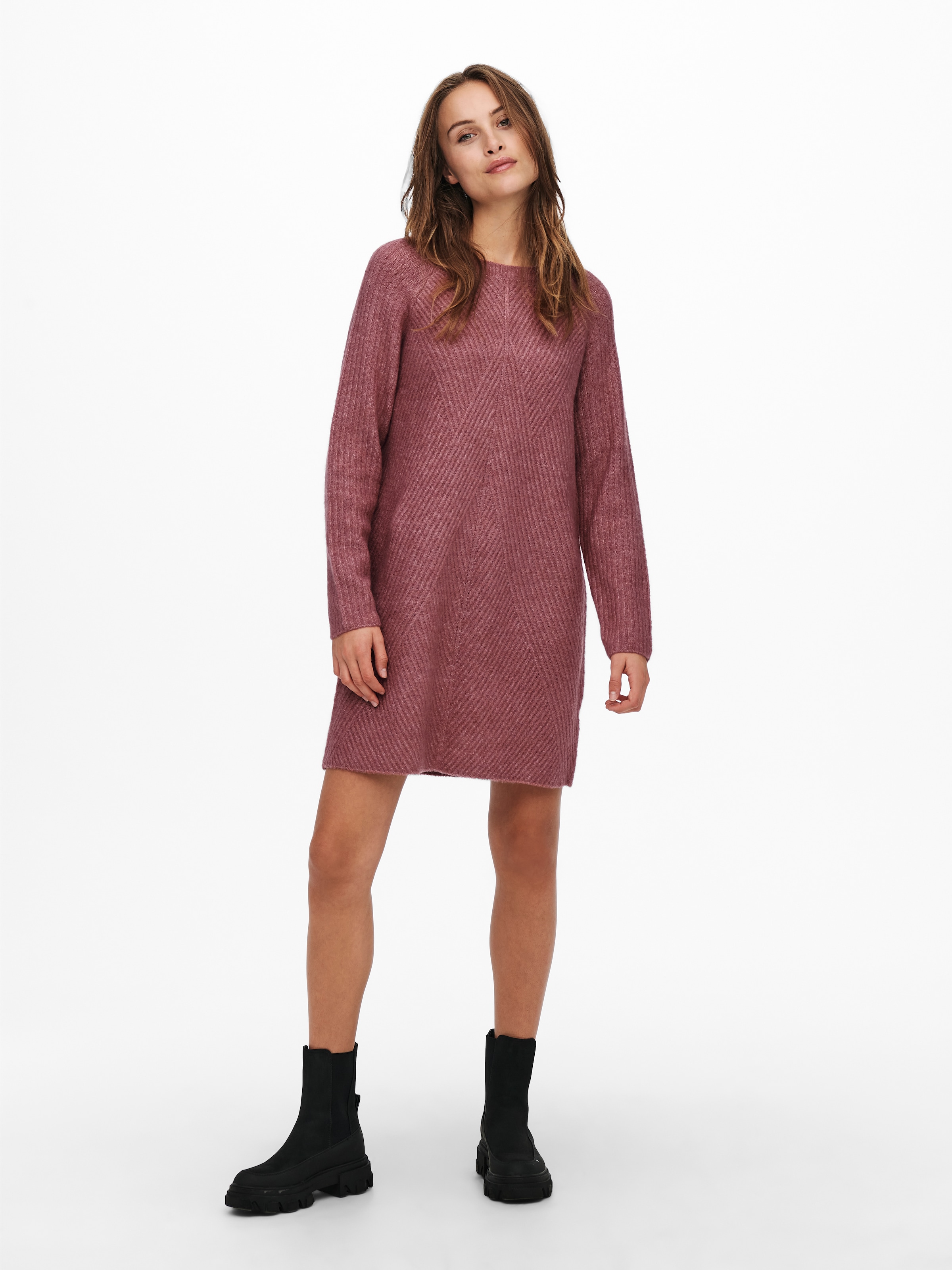 ONLY Strickkleid »ONLCAROL L/S DRESS KNT NOOS«