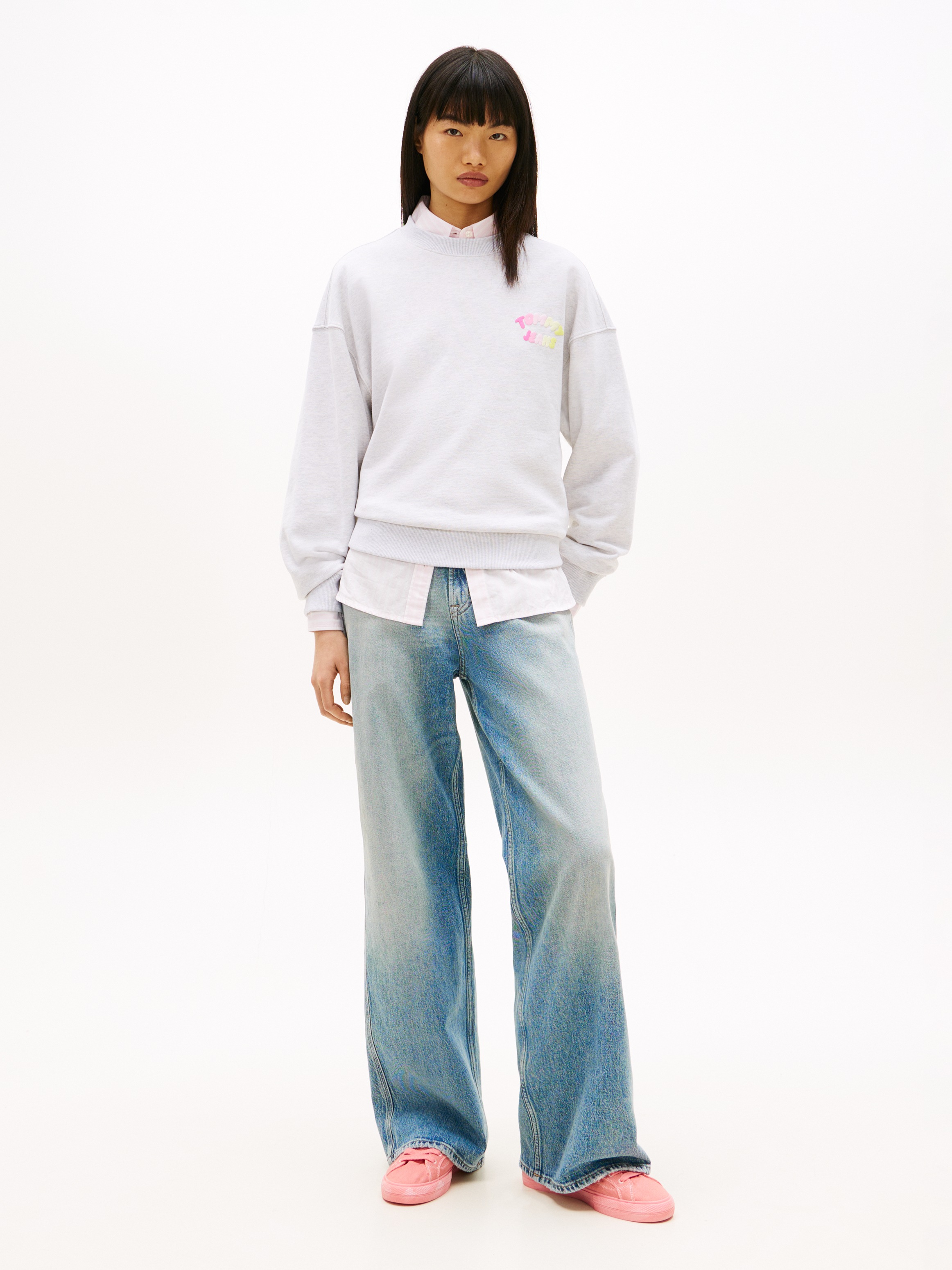 Thumbnail - Tommy Jeans Sweatshirt "TJW BXY COLOR BUBBLE CREW EXT"