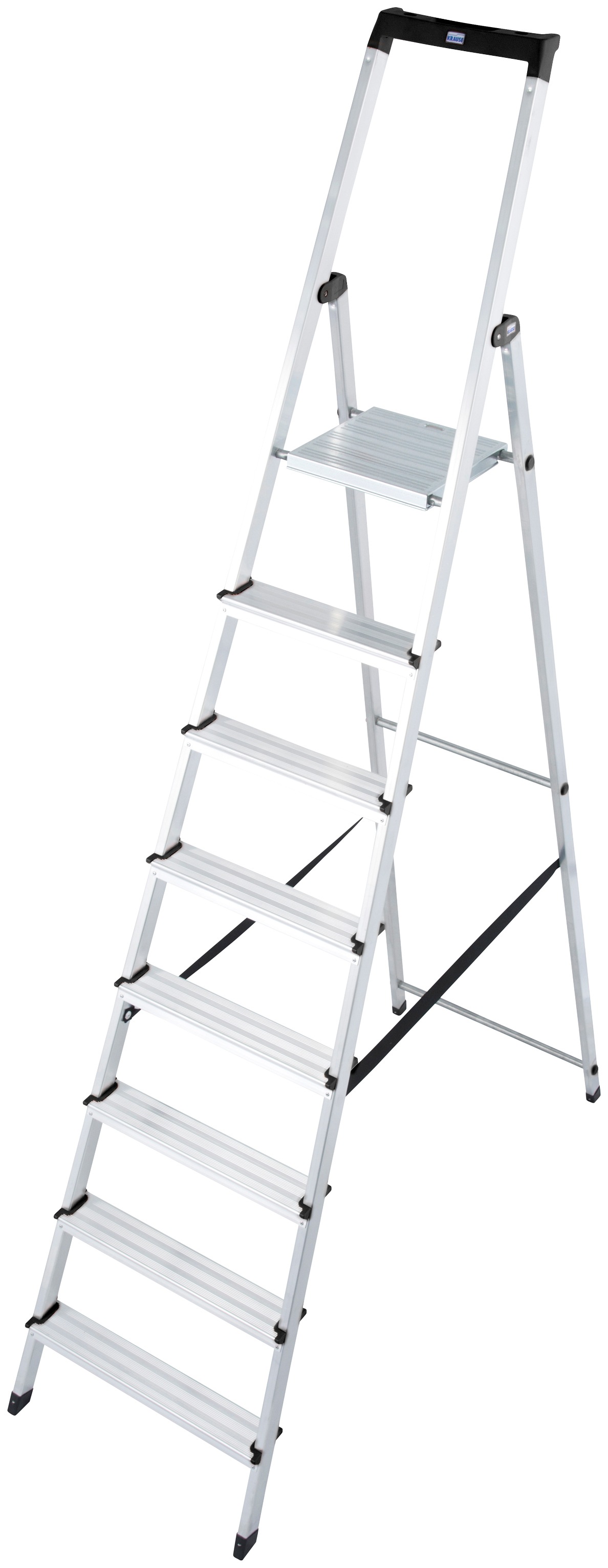 Stehleiter »Solidy«, Aluminium, 1x8 Stufen, Arbeitshöhe ca. 370 cm