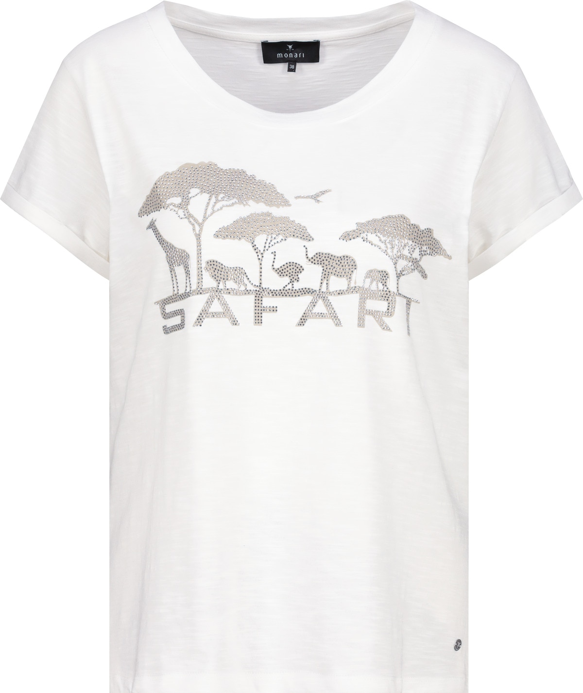Monari T-Shirt »Shirt Safari Schmuck«, Mit Rundhalsausschnitt