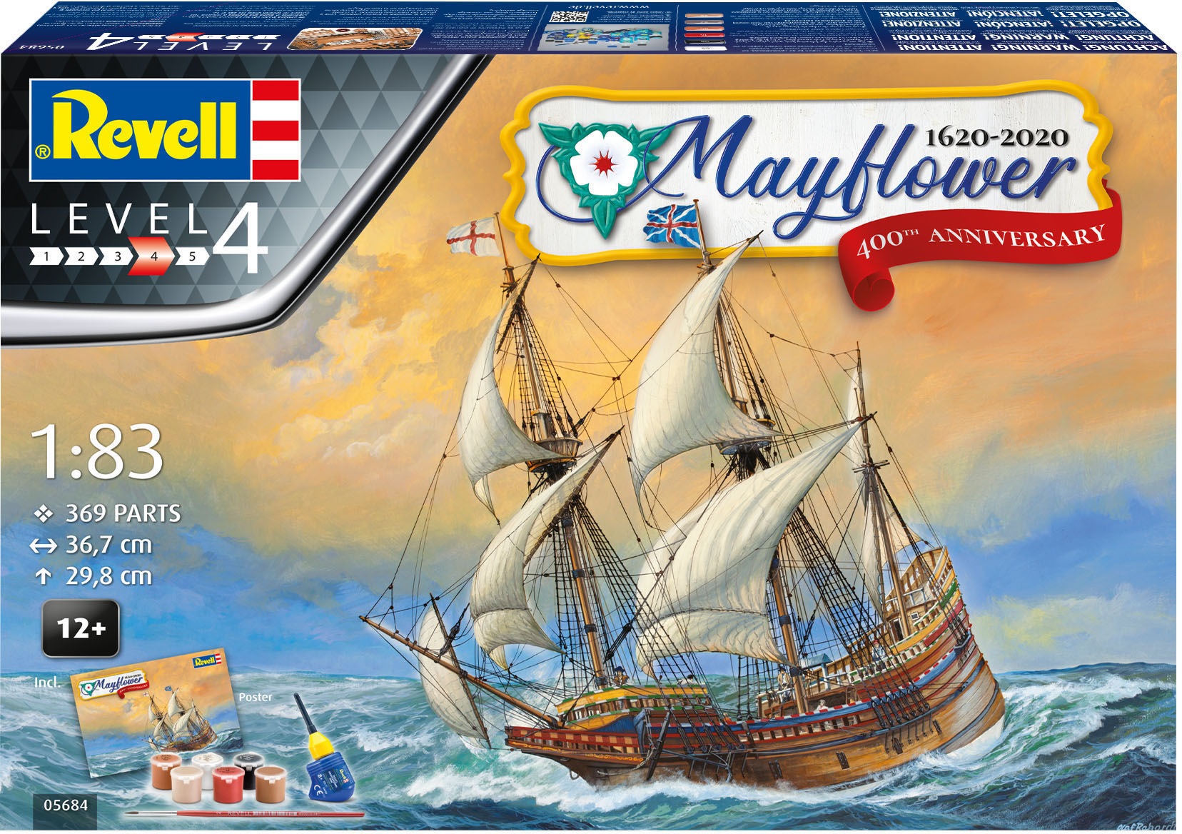 Revell® Modellbausatz »Mayflower«, 1:83, Made in Europe