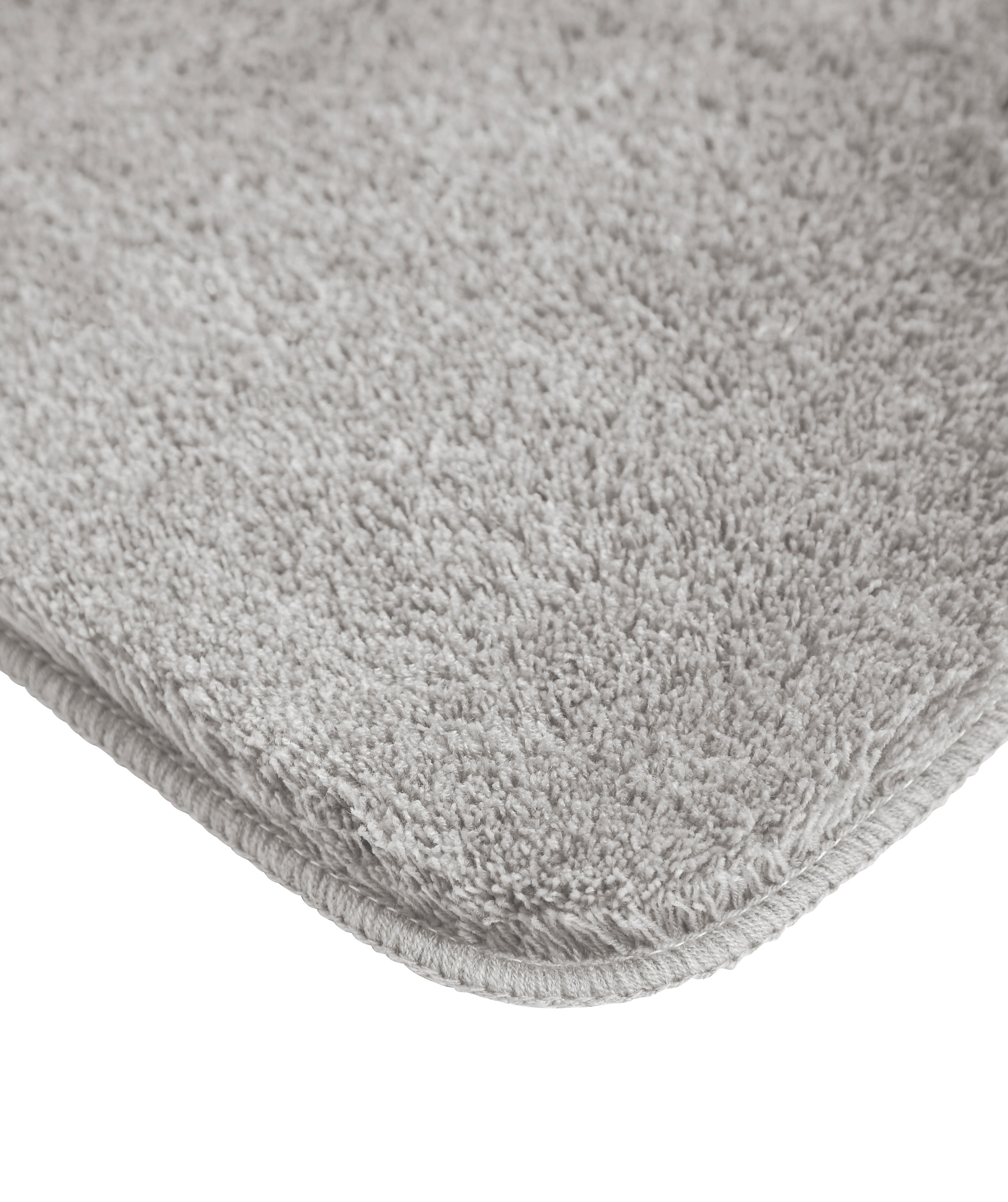 my home Badematte »Merida, Badvorleger, Badezimmer Teppich«, rutschhemmend beschichtet, fußbodenheizungsgeeignet-schnell trocknend-strapazierfähig, Badteppich, Uni Farben, rechteckig, rund & als 2-tlg. Set erhältlich