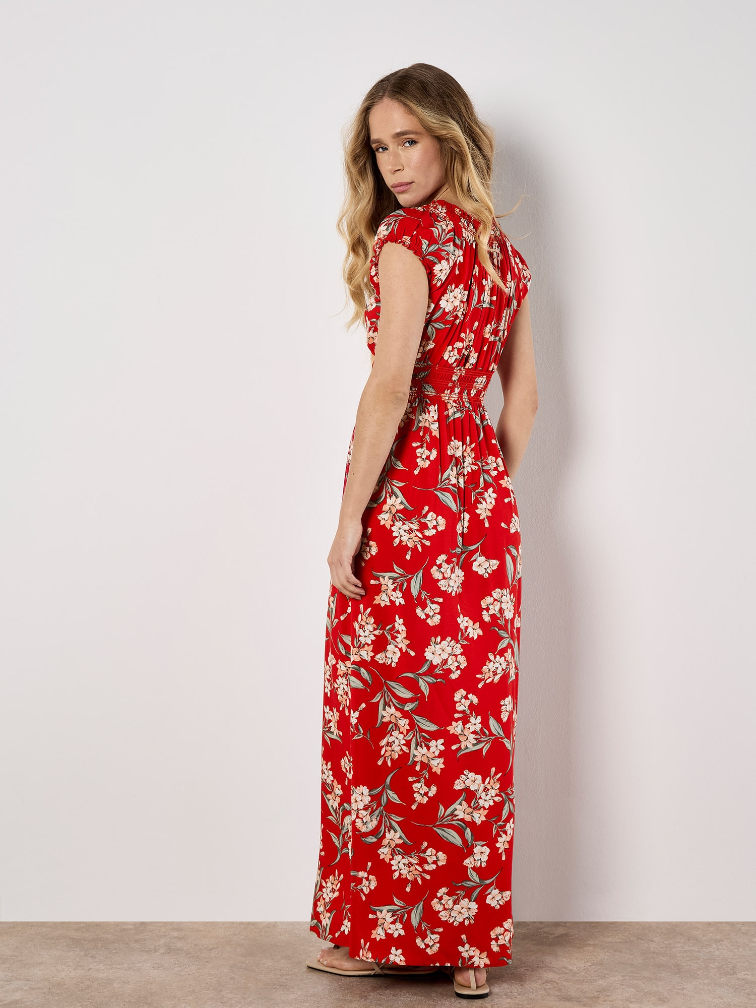 Apricot Maxikleid »Maxikleid« mit Blumenmuster