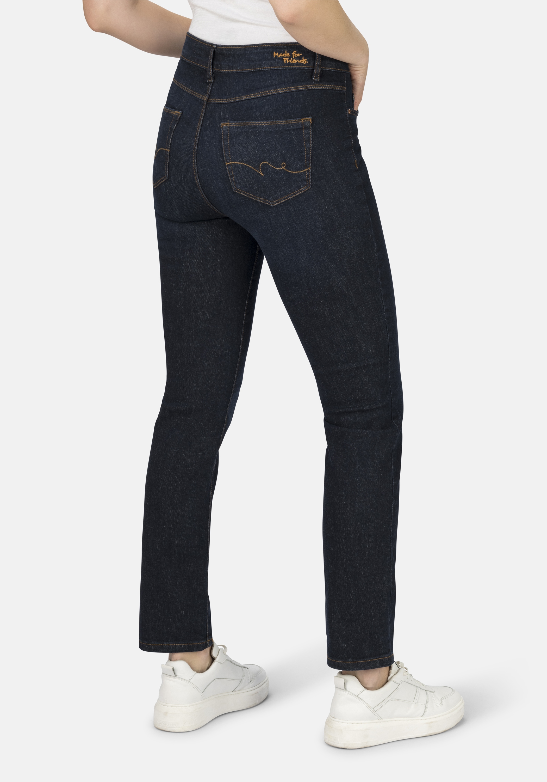 STOOKER WOMEN 5-Pocket-Jeans »Zermatt Denim Straight Fit«, Straight Fit Casual Clean Wash Denim Jeans für Damen