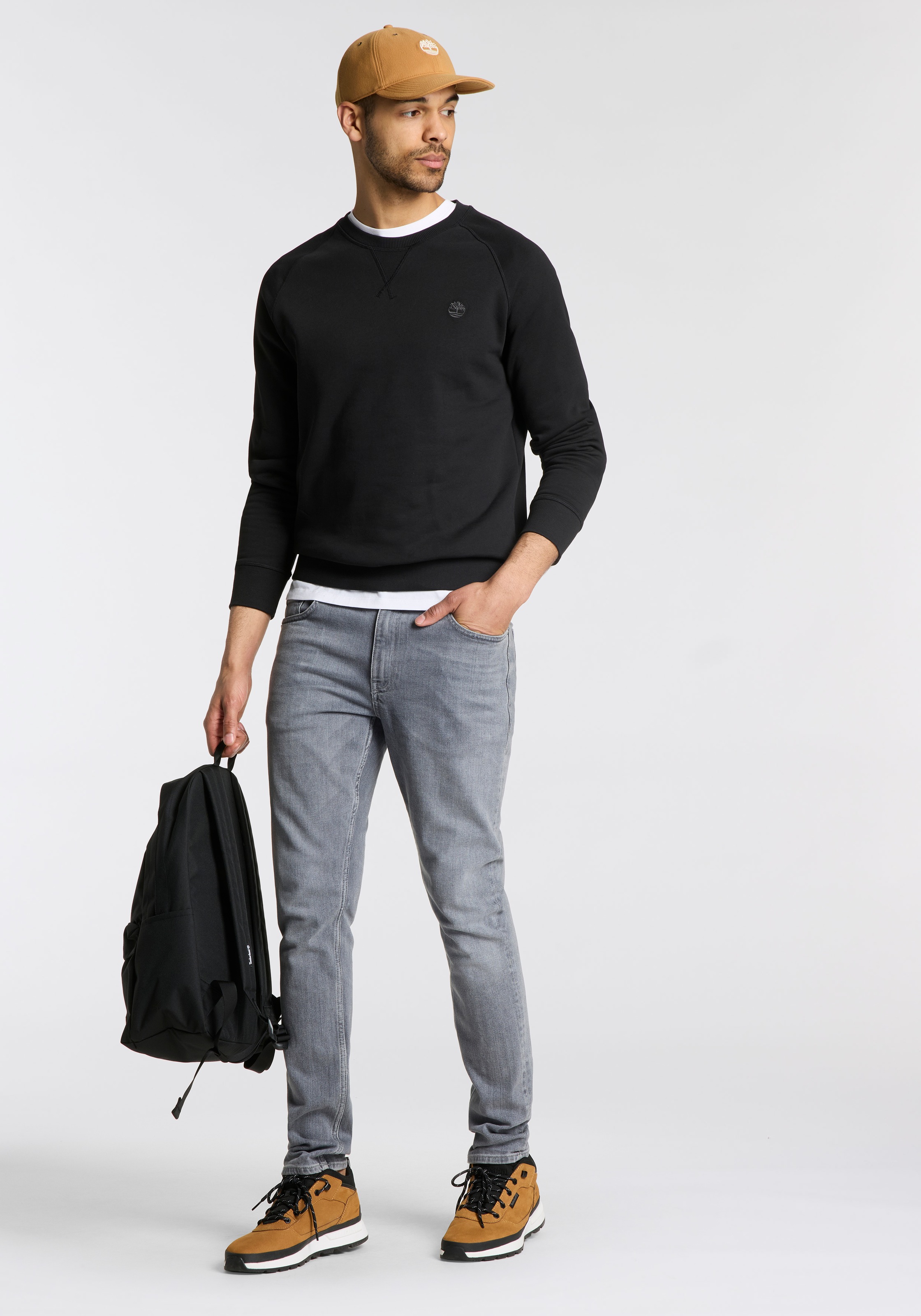 Timberland Sweatshirt »EXETER RIVER Brushed Back Crew Swea«, (1 tlg.)