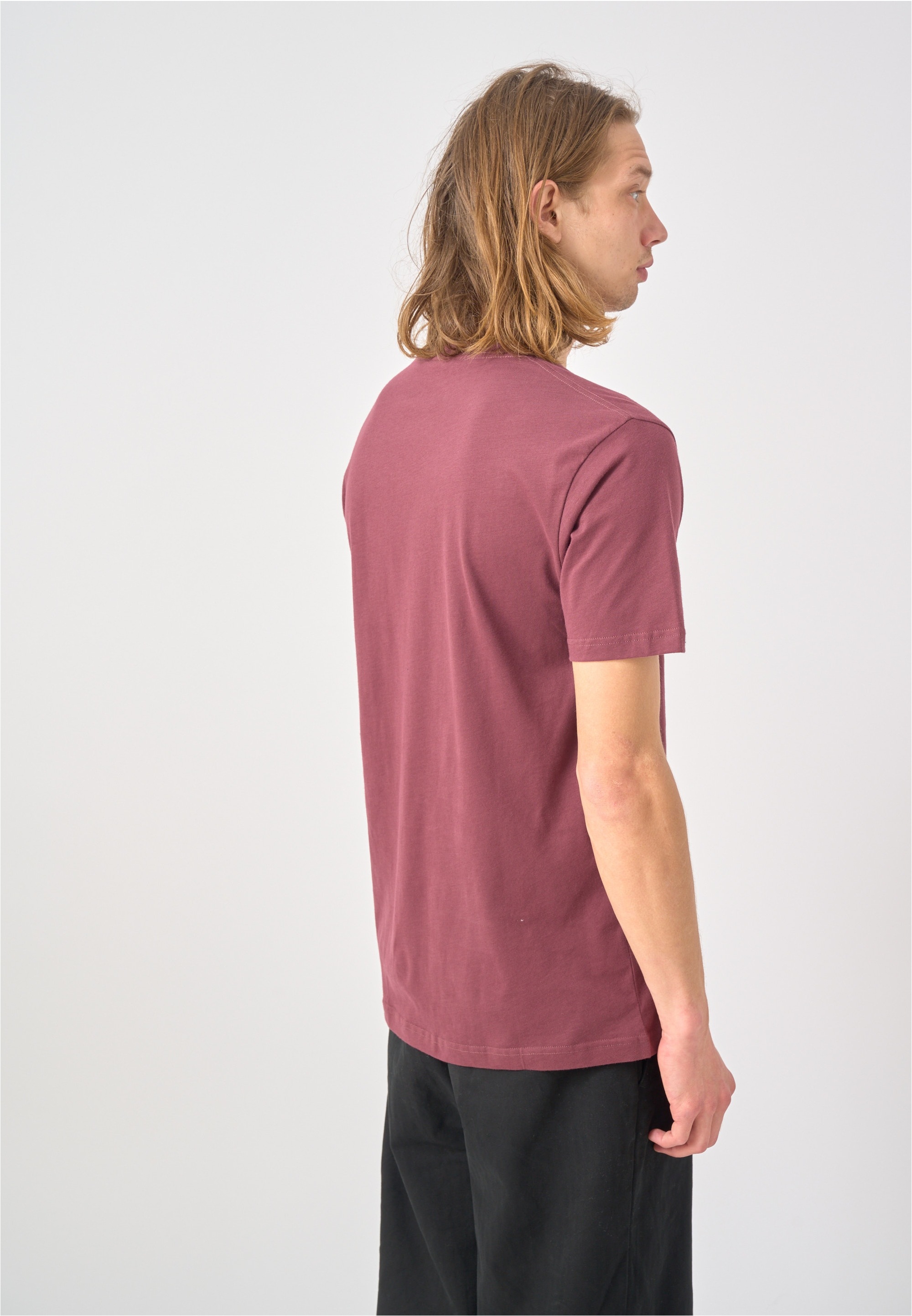 Thumbnail - Cleptomanicx T-Shirt "Ligull Regular" 1 Stk. mit kleiner Logo-Stickerei