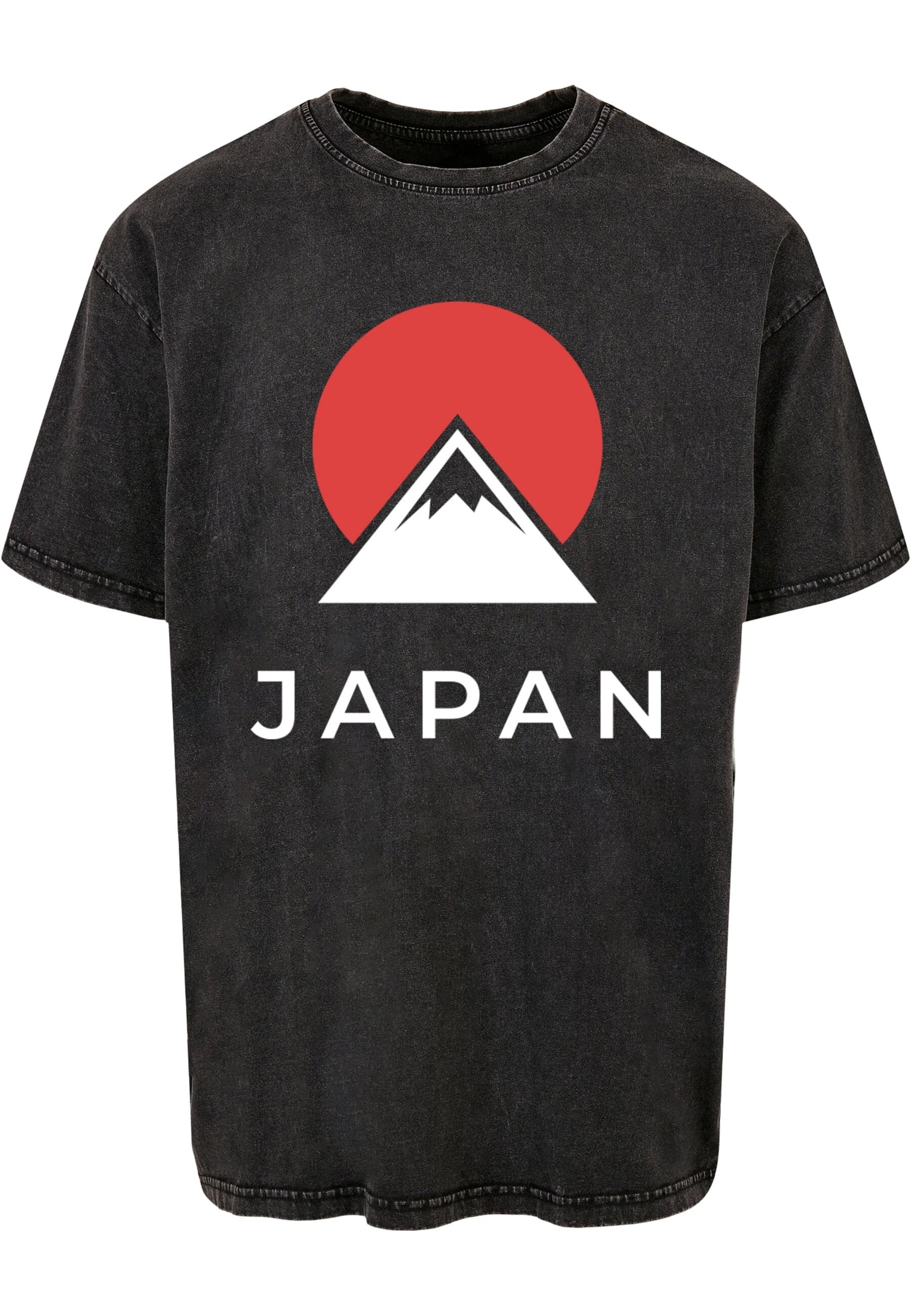 Merchcode T-Shirt "Merchcode Herren Japan X Acid Washed Heavy Oversize Tee" günstig online kaufen