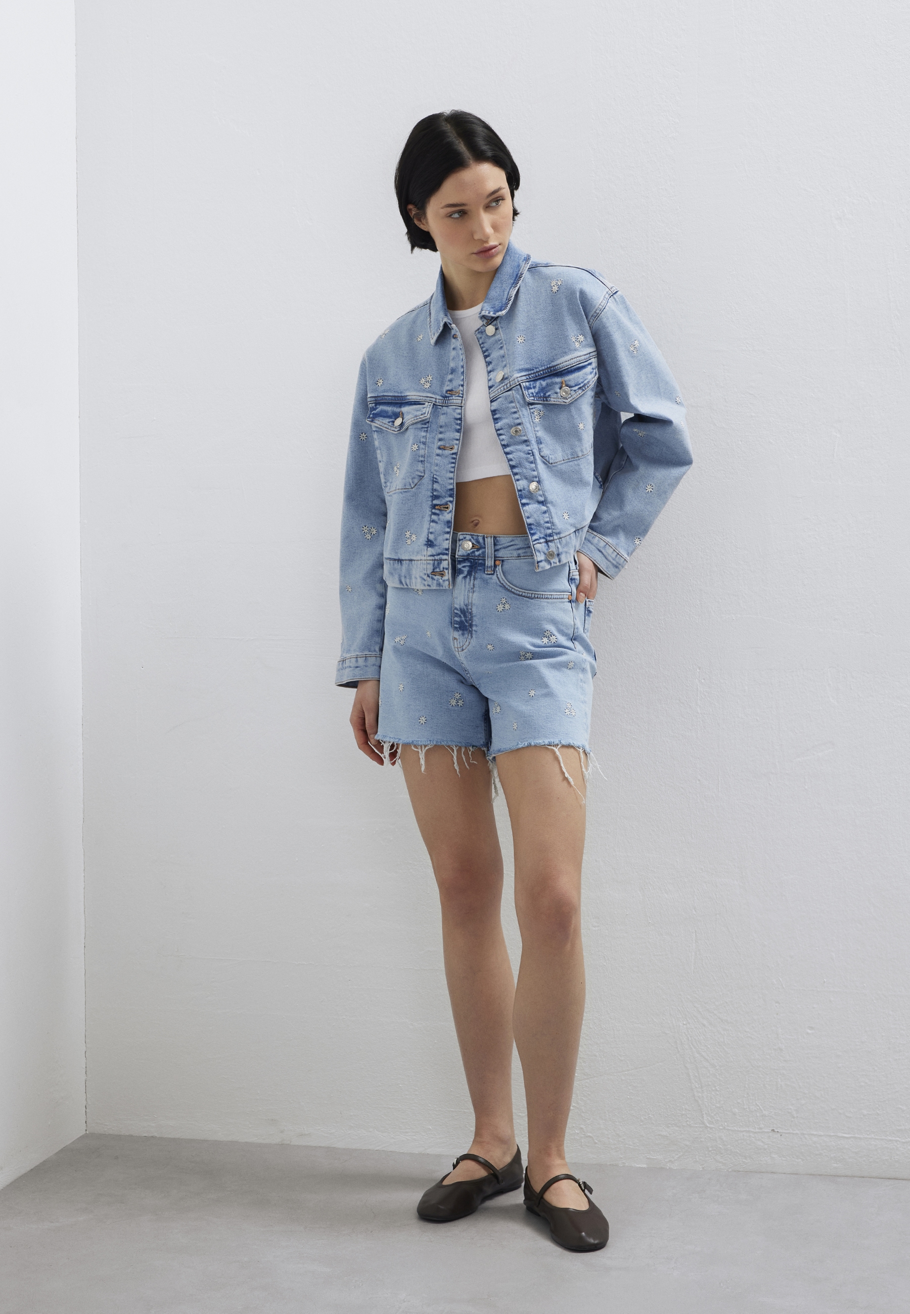 Mavi "MILLIE" Relaxed Denim Shorts