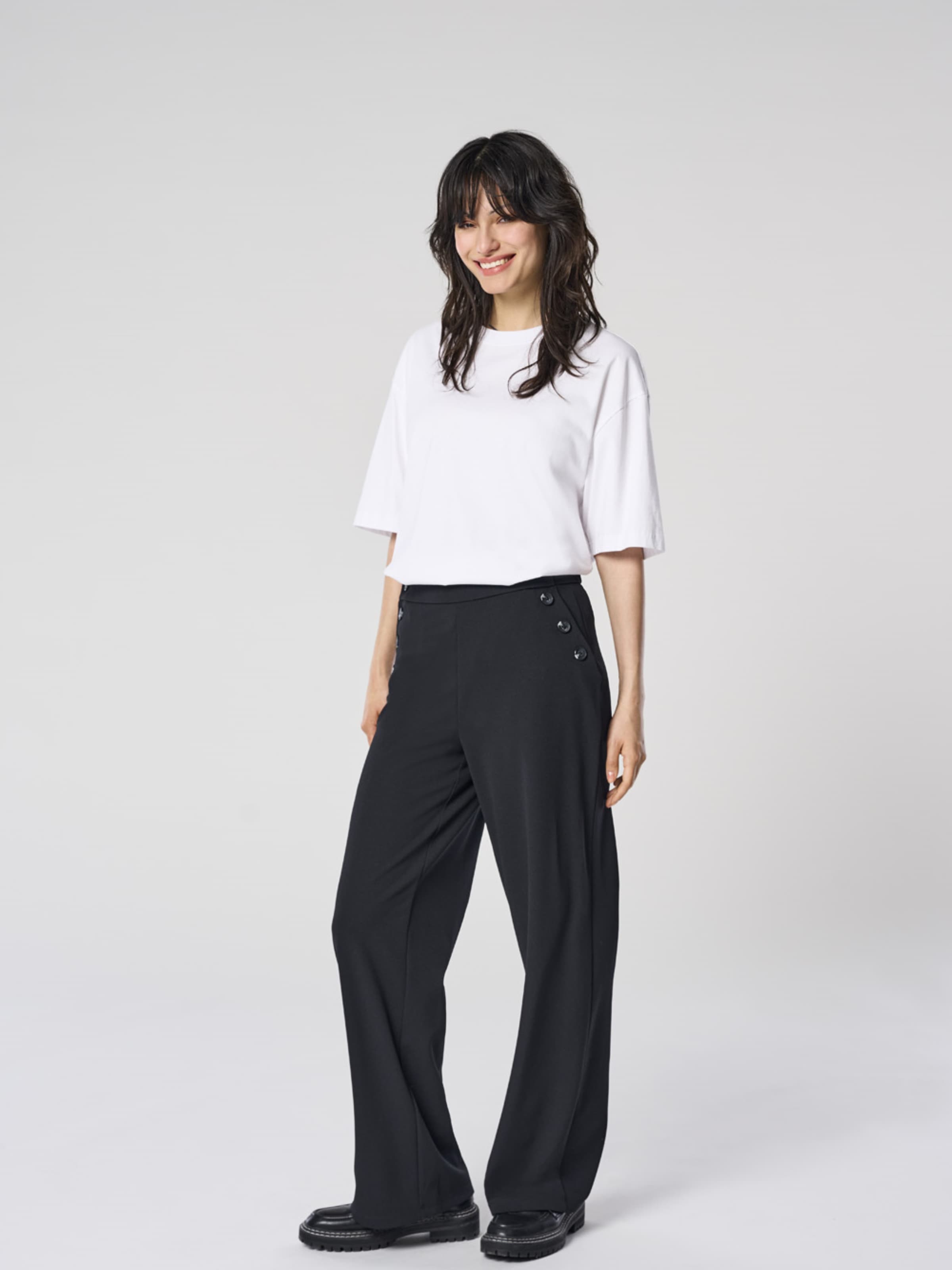 ONLY Schlupfhose »ONLRINA BUTTON PANT JRS NOOS«, Sommerhose