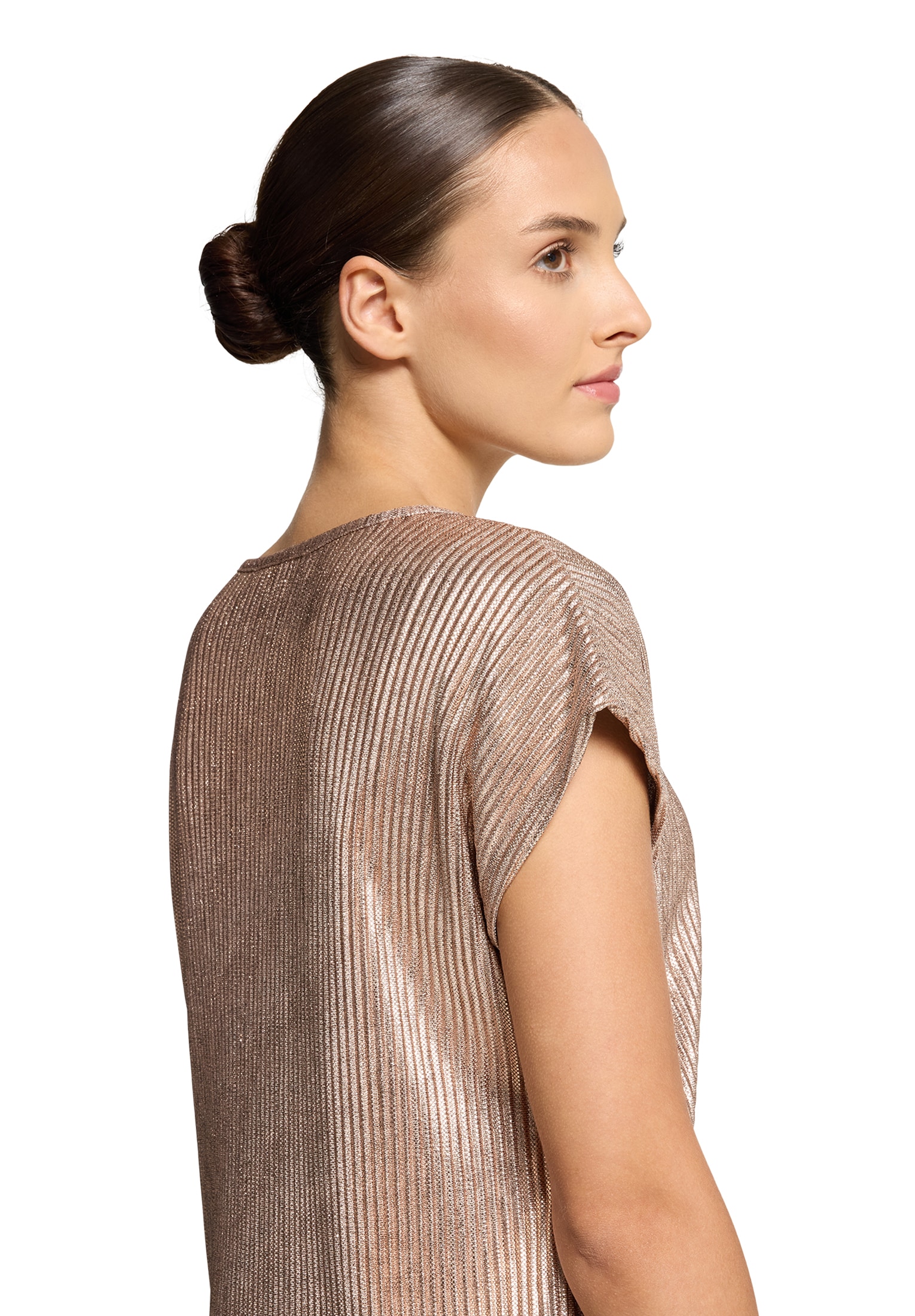 Betty Barclay Kurzarmshirt »Betty Barclay Damen Casual-Shirt mit Glanzeffekt«, (1 tlg.), Foliendruck