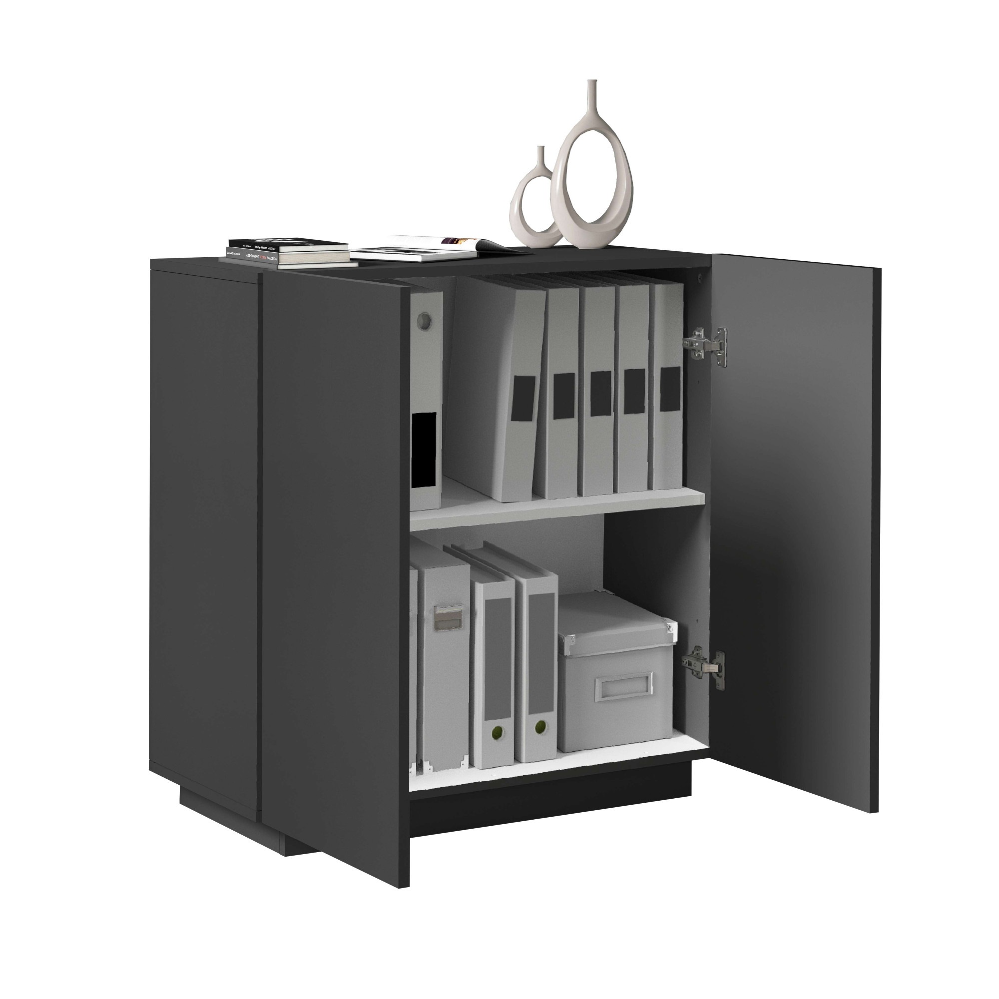 Thumbnail - INOSIGN Aktenschrank "Essential, Mehrzweckschrank, Büroschrank mit 2 Türen", & verstellbaren Einlegeböden, Höhe 86 oder ...