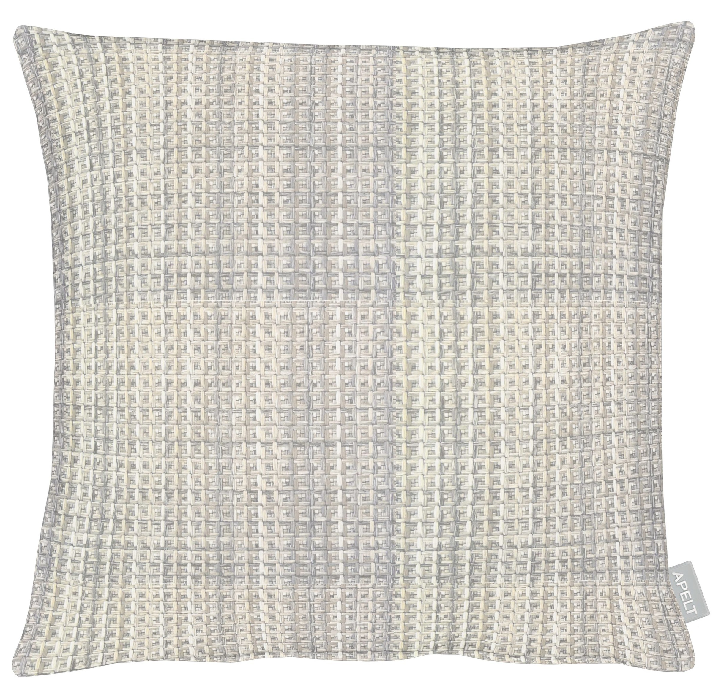 Dekokissen APELT, B:45cm H:10cm L:45cmbeige, jaquard, struktur, Mischgewebe, Dekokissen_Sitzkissen_Kissenhüllen, "Cona", inclusive Soft-Kissenfüllung
