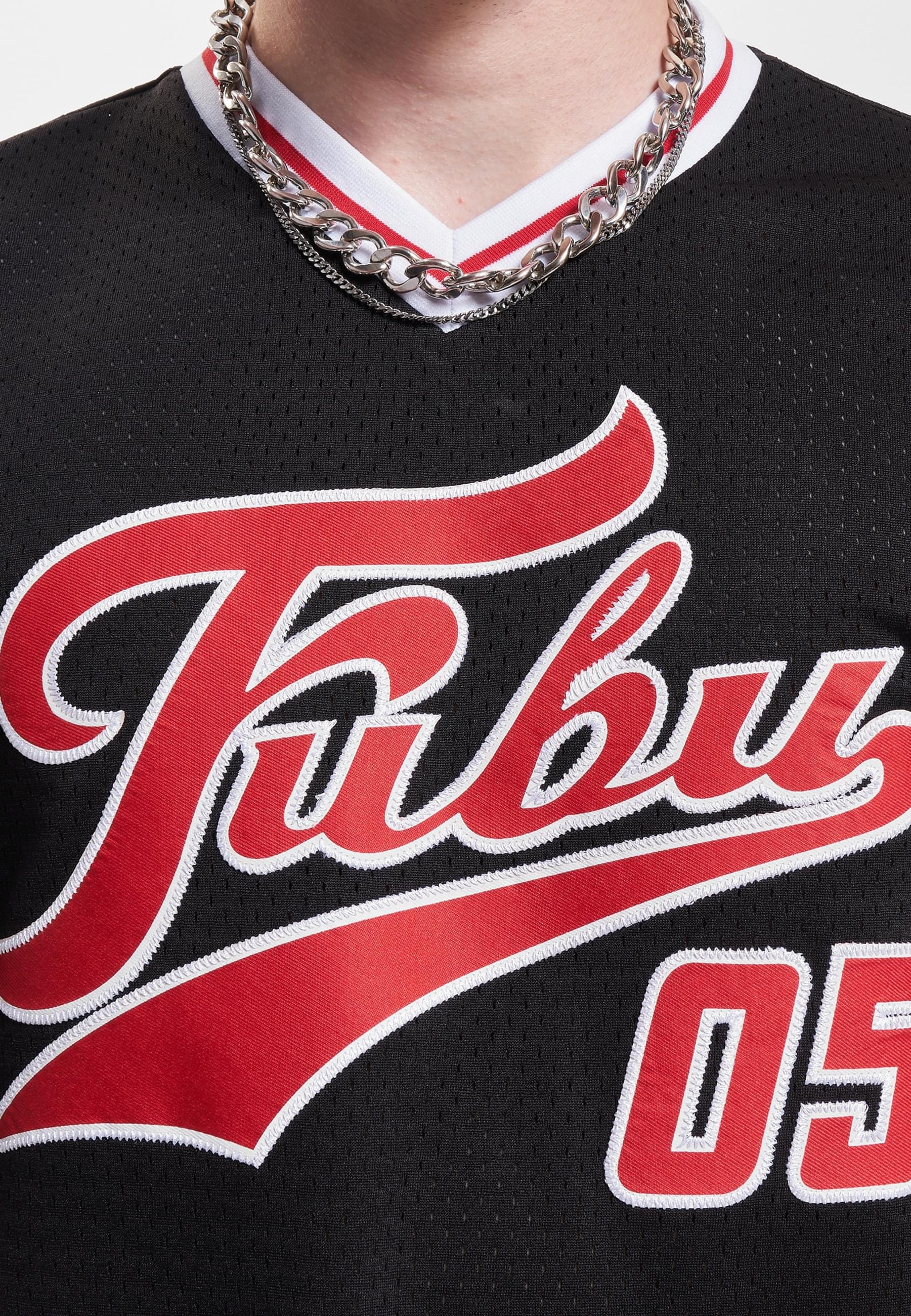 Fubu T-Shirt »Fubu Herren FM233-005-2 FUBU Varsity Mesh Tee«, (1 tlg.)