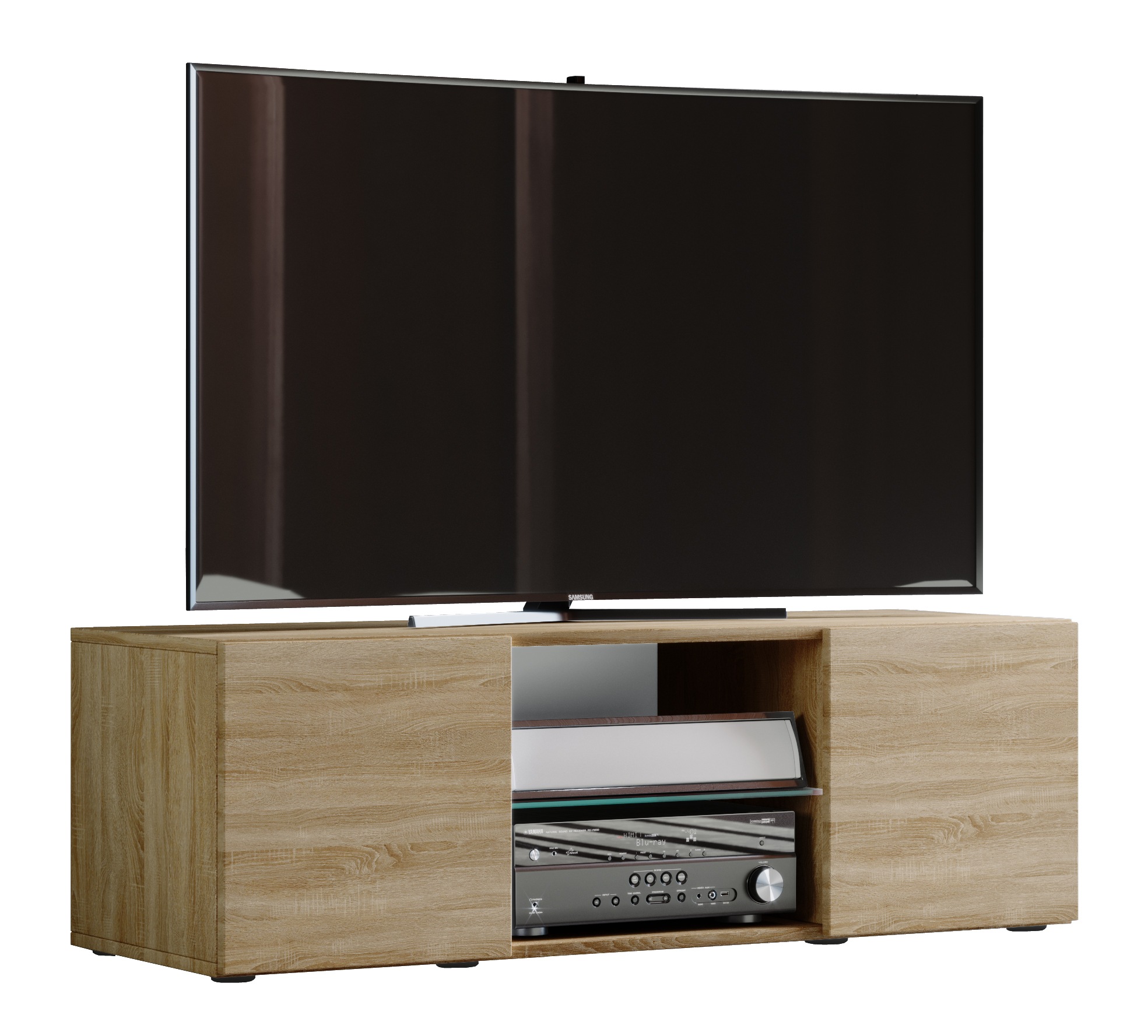 VCM Wohnzimmertisch "Holz TV Lowboard Möbel Fernsehschrank Lowina" 1 Stk. t günstig online kaufen