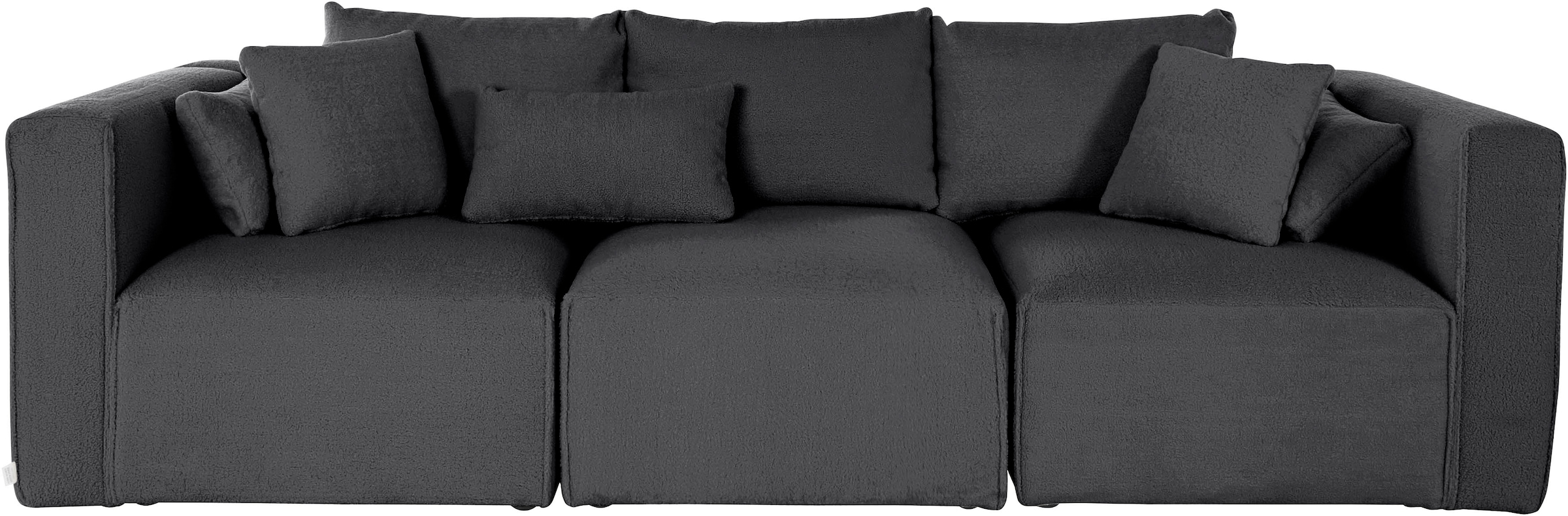 Home affaire 3-Sitzer "Comfine", zusammengesetzt aus Modulen, in 3 Bezugsqu günstig online kaufen