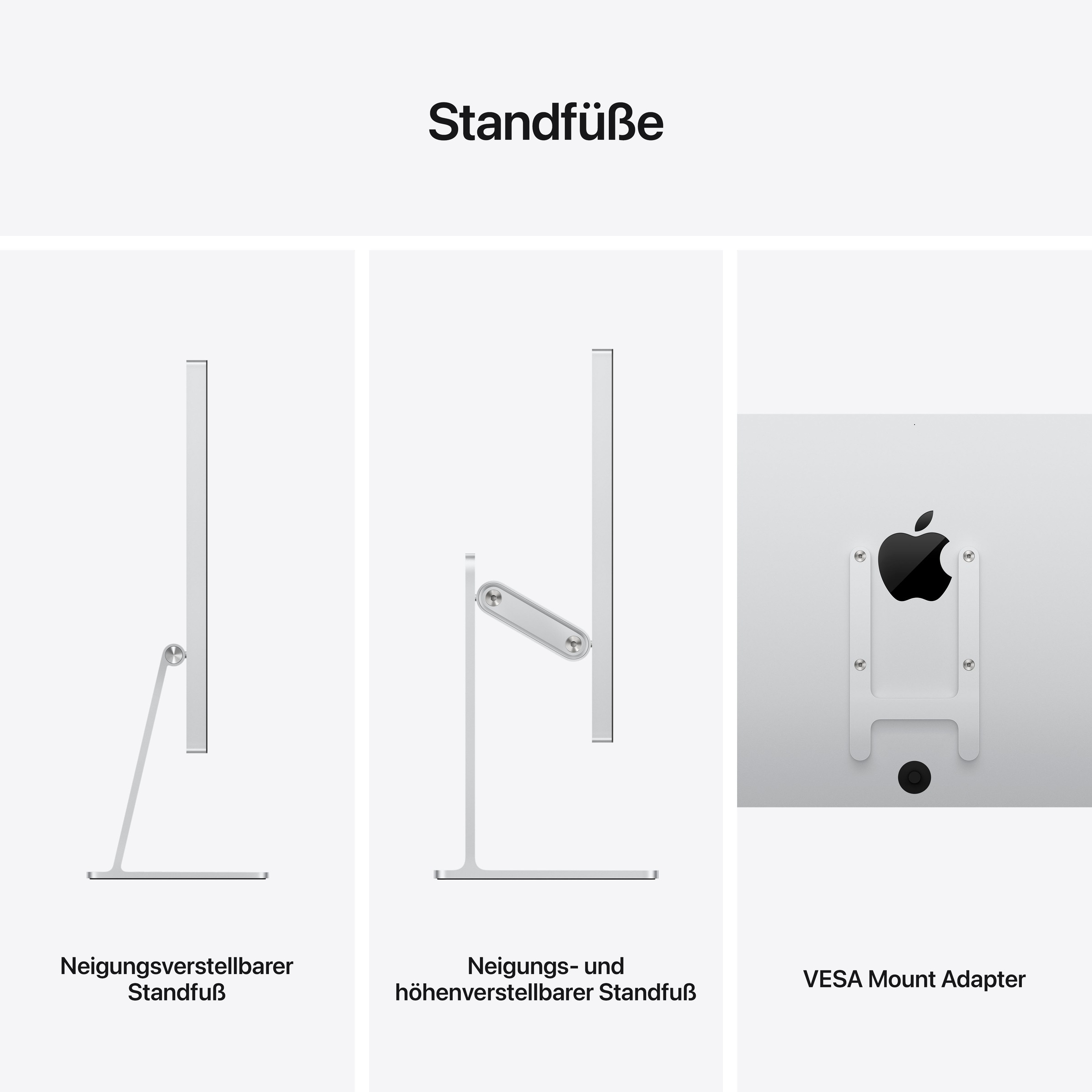 Apple LED-Monitor »Studio Display«, 68,3 cm/27 Zoll, 5120 x 2880 px, 5K, Nanotexturglas