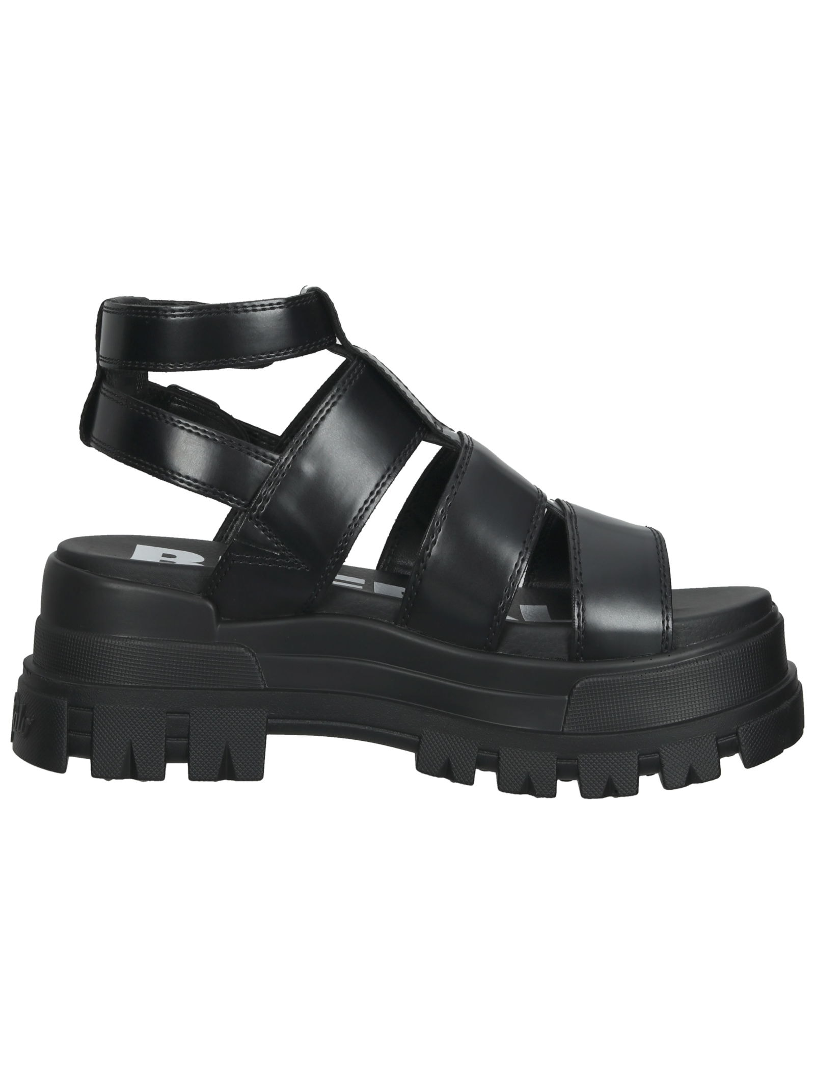 Buffalo Plateausandaletten »Buffalo Sandalen Lederimitat«