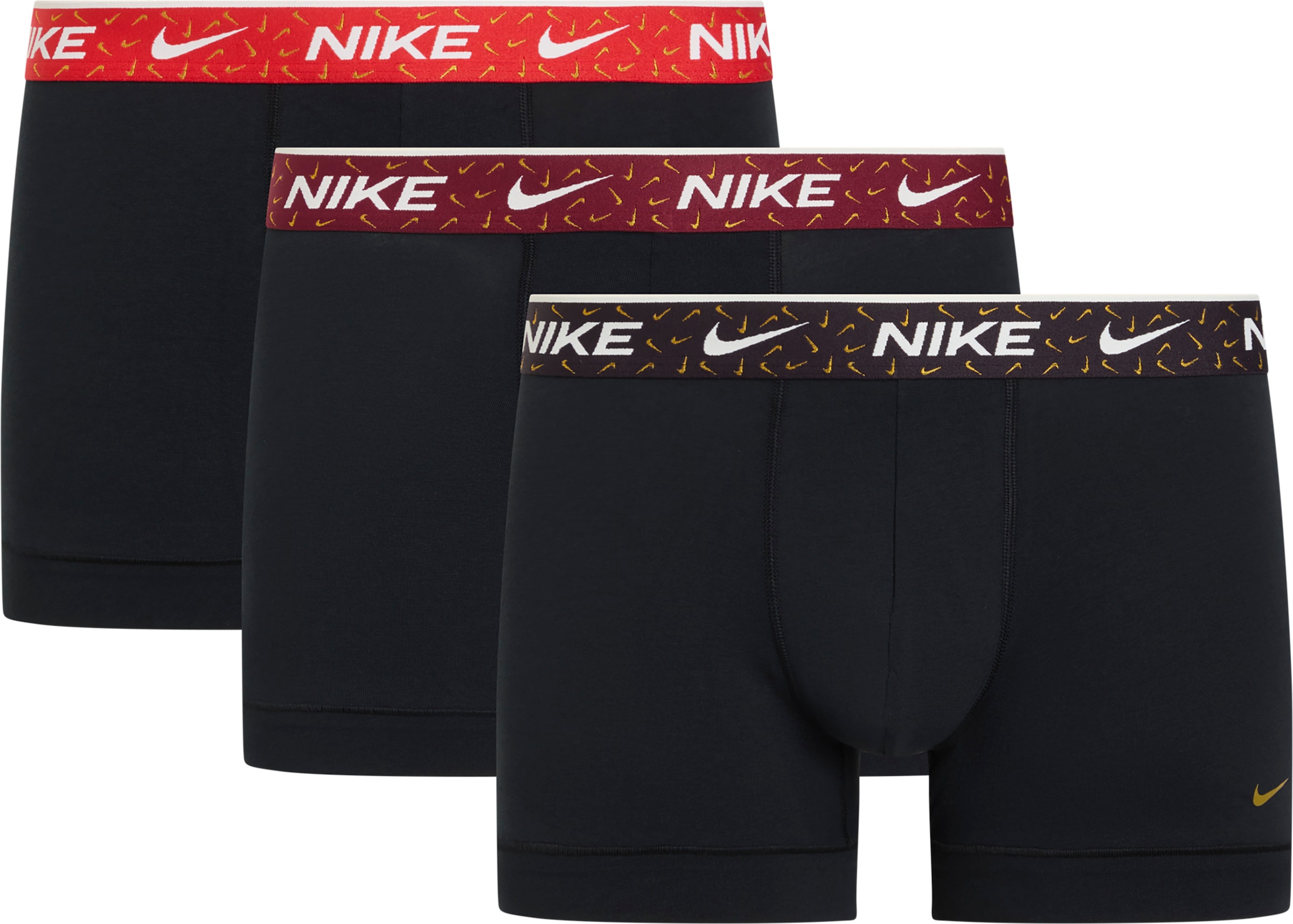 Nike Underwear Herren Cement Trunk "Trunk 3Pk" Packung 3Er 3 Stk. Mit Logo-Elastikbund von Baur