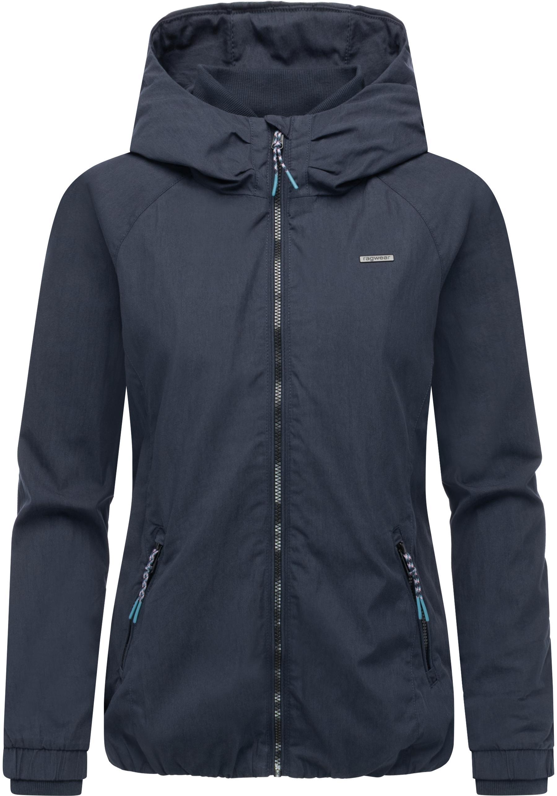 Ragwear Outdoorjacke "Dizzie A YOUMODO" mit Kapuze Leichte Übergangsjacke mit großer Kapuze