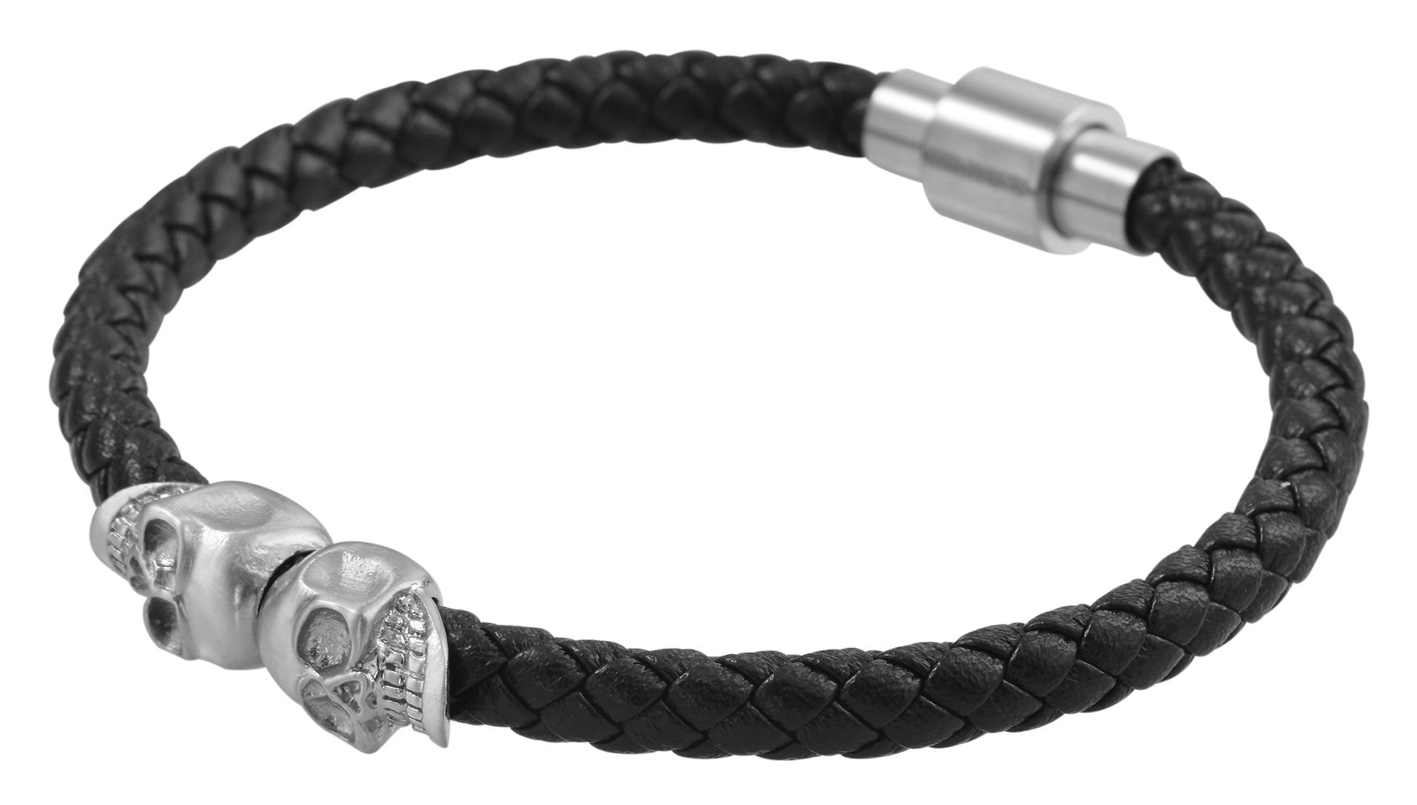 Adelia´s Armreif »Unisex Armband – Armreif aus Leder Ø 6,0 cm cm« Geschenkidee: zeitlos und vielseitig