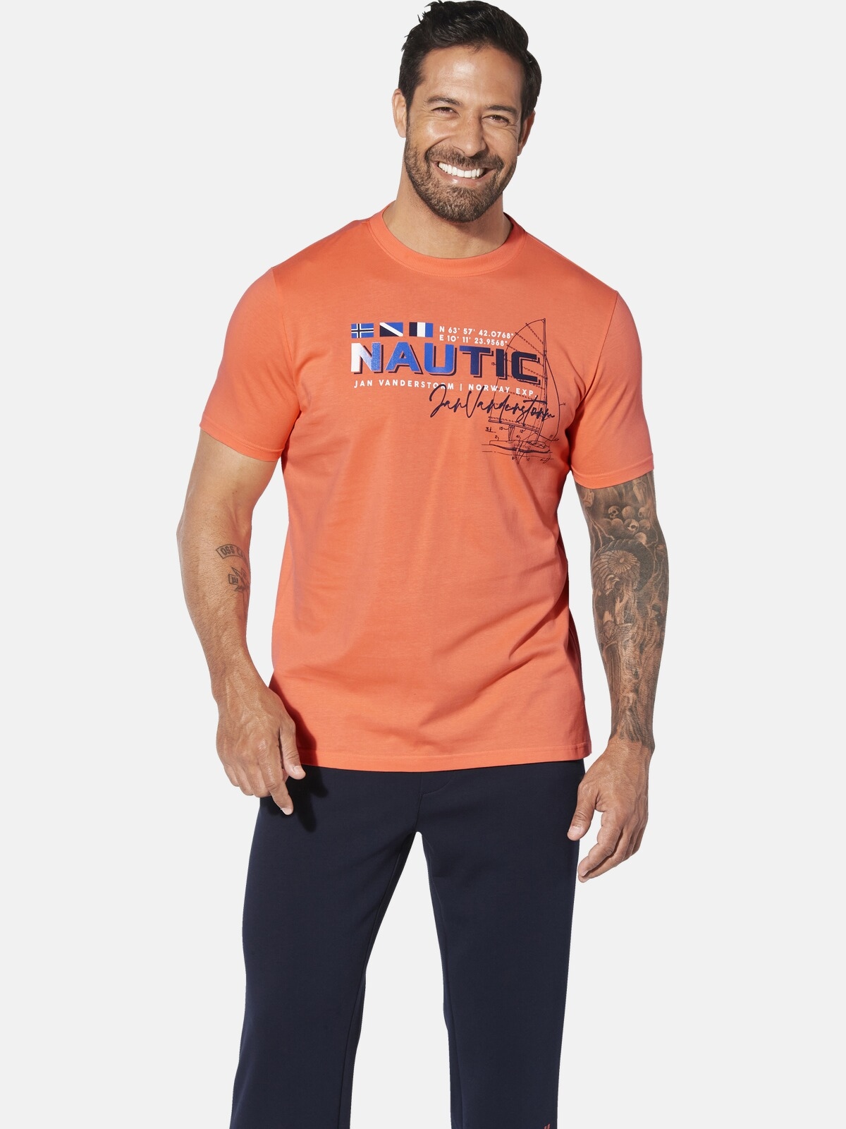 Jan Vanderstorm T-Shirt "T-Shirt SVENHELM" günstig online kaufen