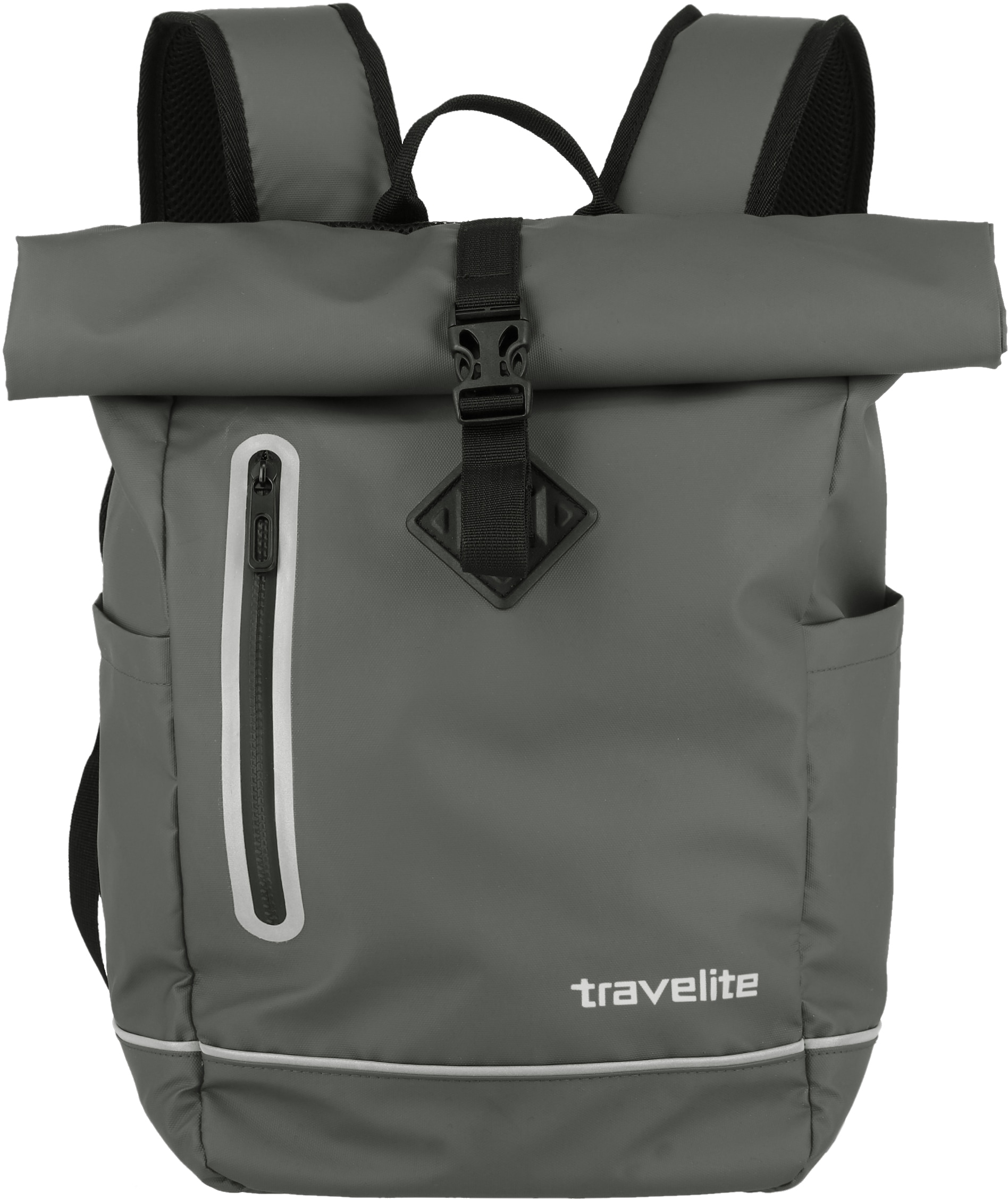 travelite Freizeitrucksack »Basics, Anthrazit«, Wanderrucksack Reiserucksack Streetpack Arbeitsrucksack