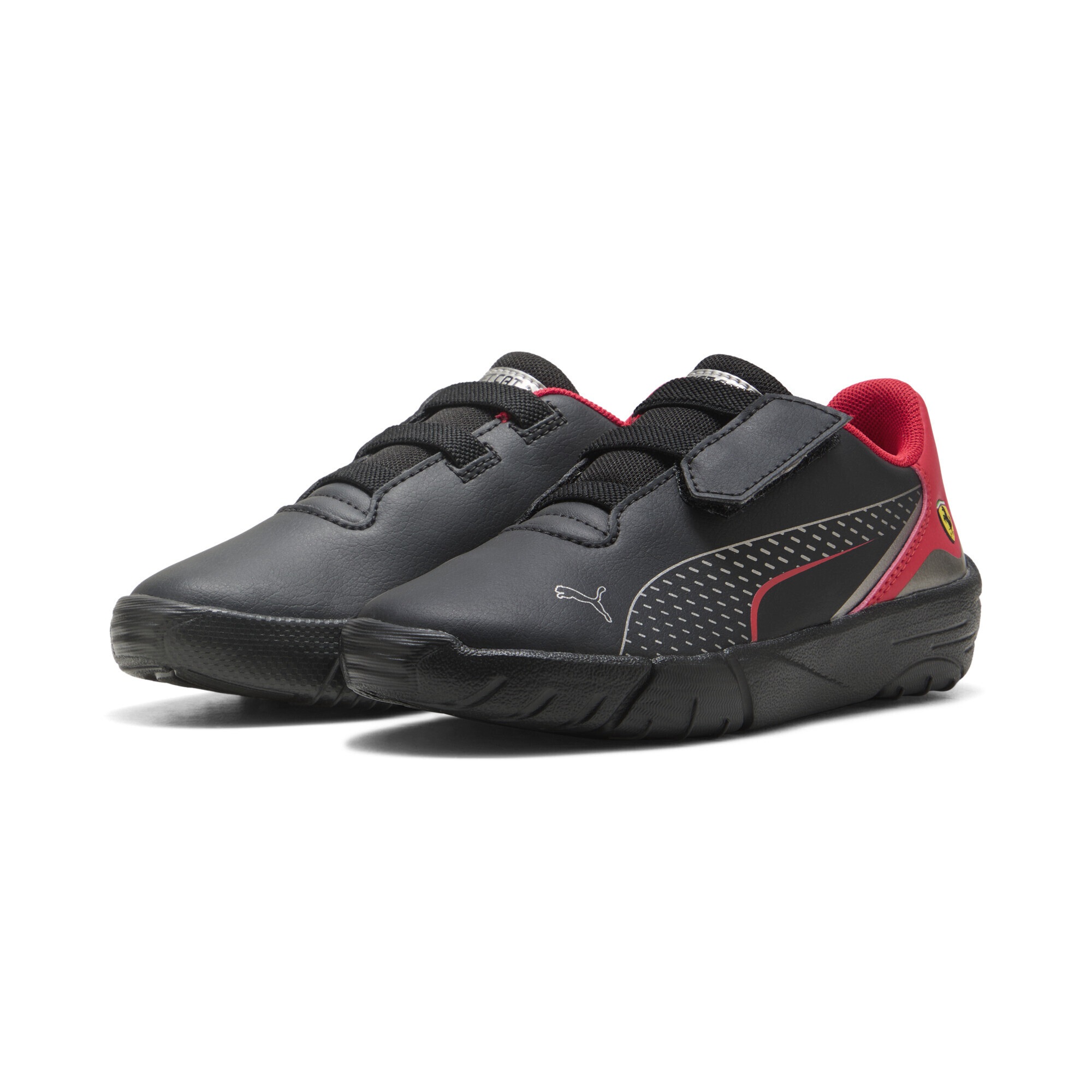 Sneaker PUMA "Scuderia Ferrari HP Drift Cat 11 Sneakers Kinder", Kinder, Gr. 31, schwarz, Obermaterial: Textil, Synthetik; Futter: Textil; Innensohle: Textil; Laufsohle: Gummi, Schuhe Sneaker