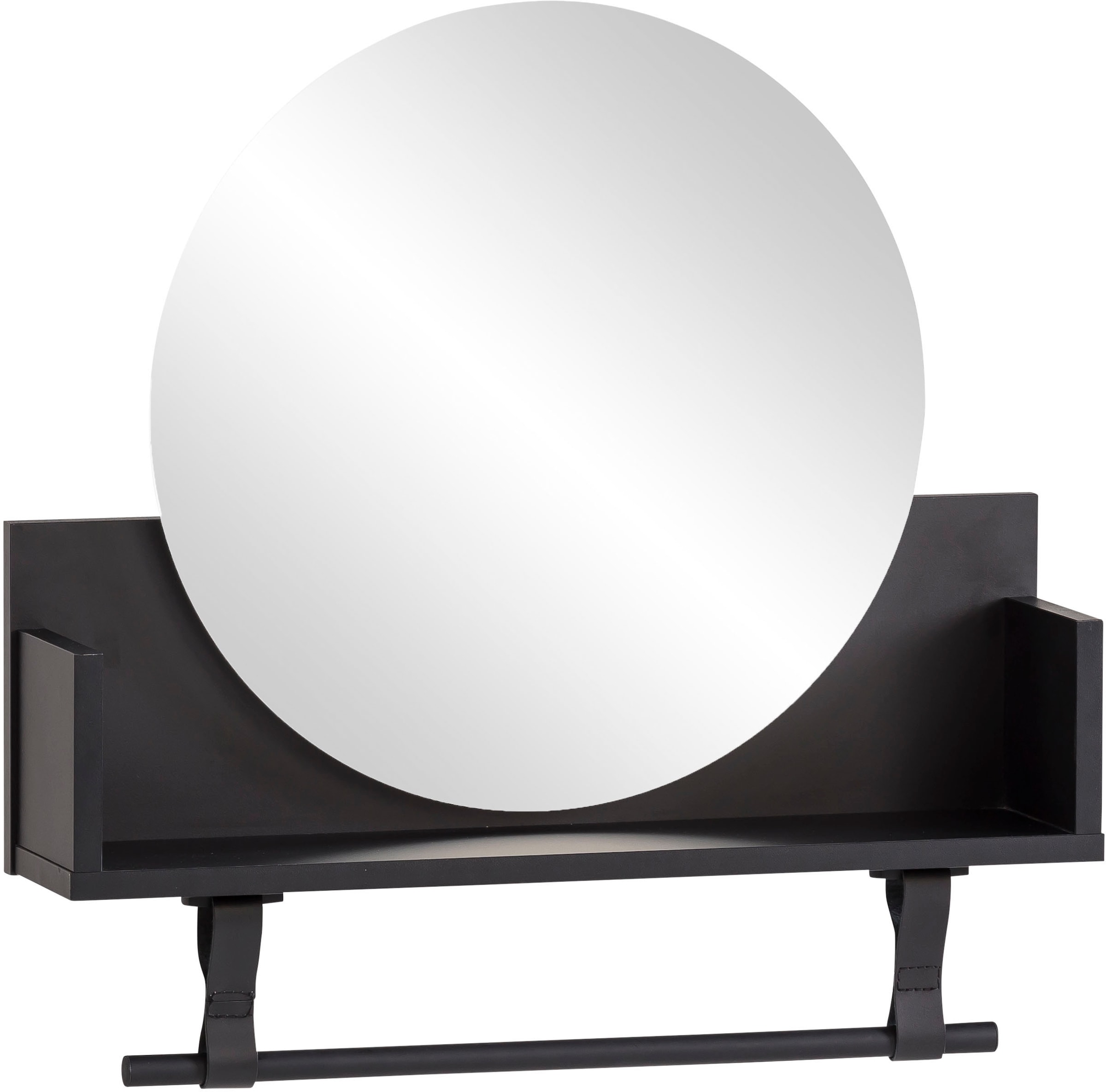 welltime Wandregal "Ella, Breite 59 cm", Kleiderstange aus Kunststoff, Schl günstig online kaufen
