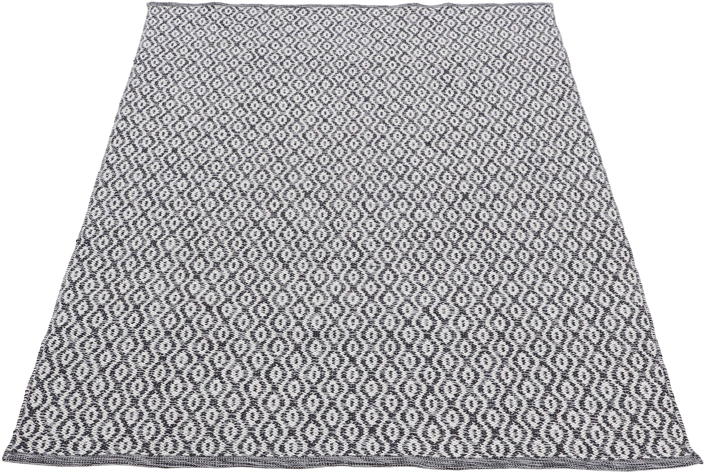 carpetfine Teppich "Frida 202" rechteckig 7 mm Höhe Wendeteppich, 100% recy günstig online kaufen