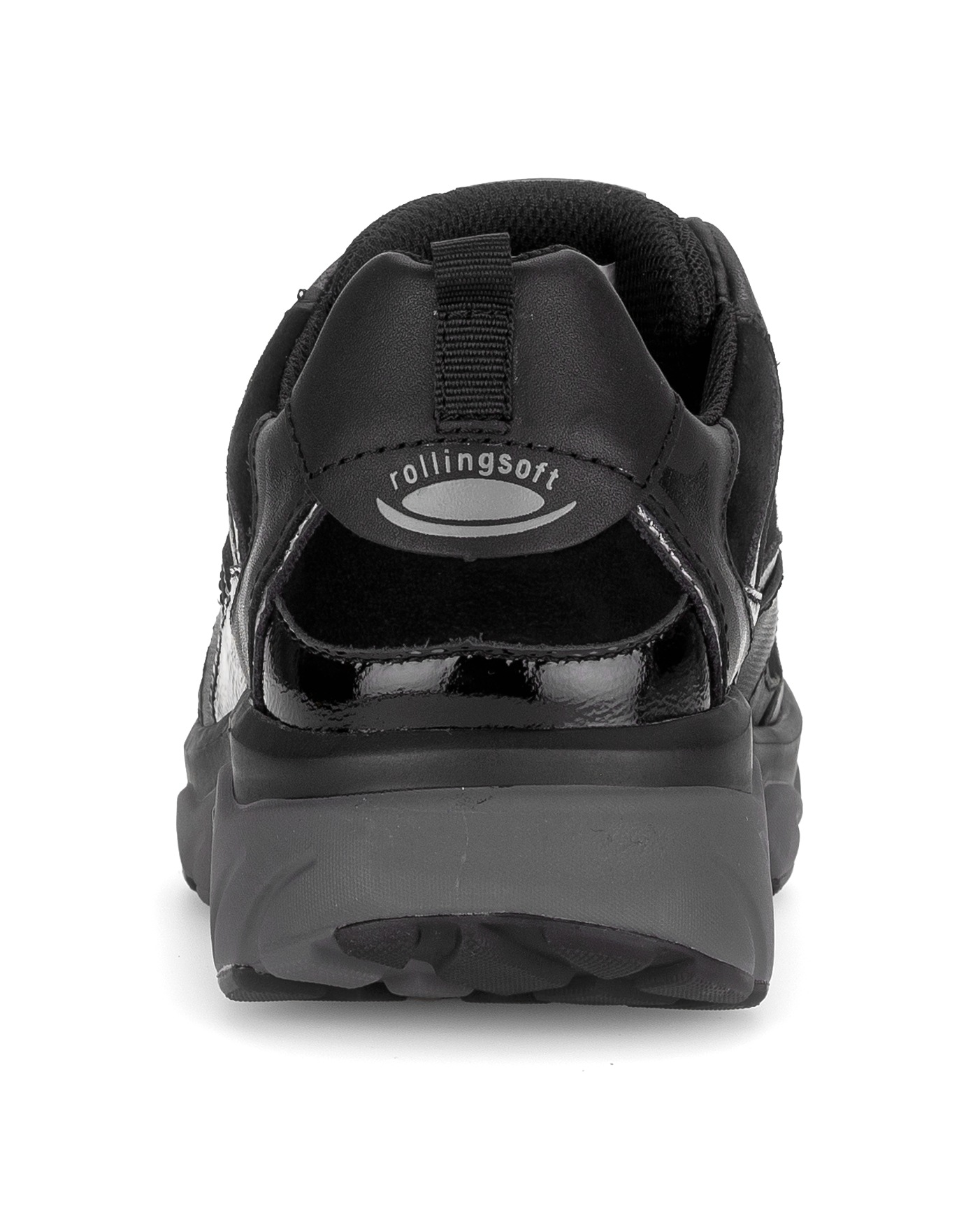 Gabor Rollingsoft Keilsneaker, Freizeitschuh, Halbschuh, Schnürschuh mit herausnehmbarem Fußbett